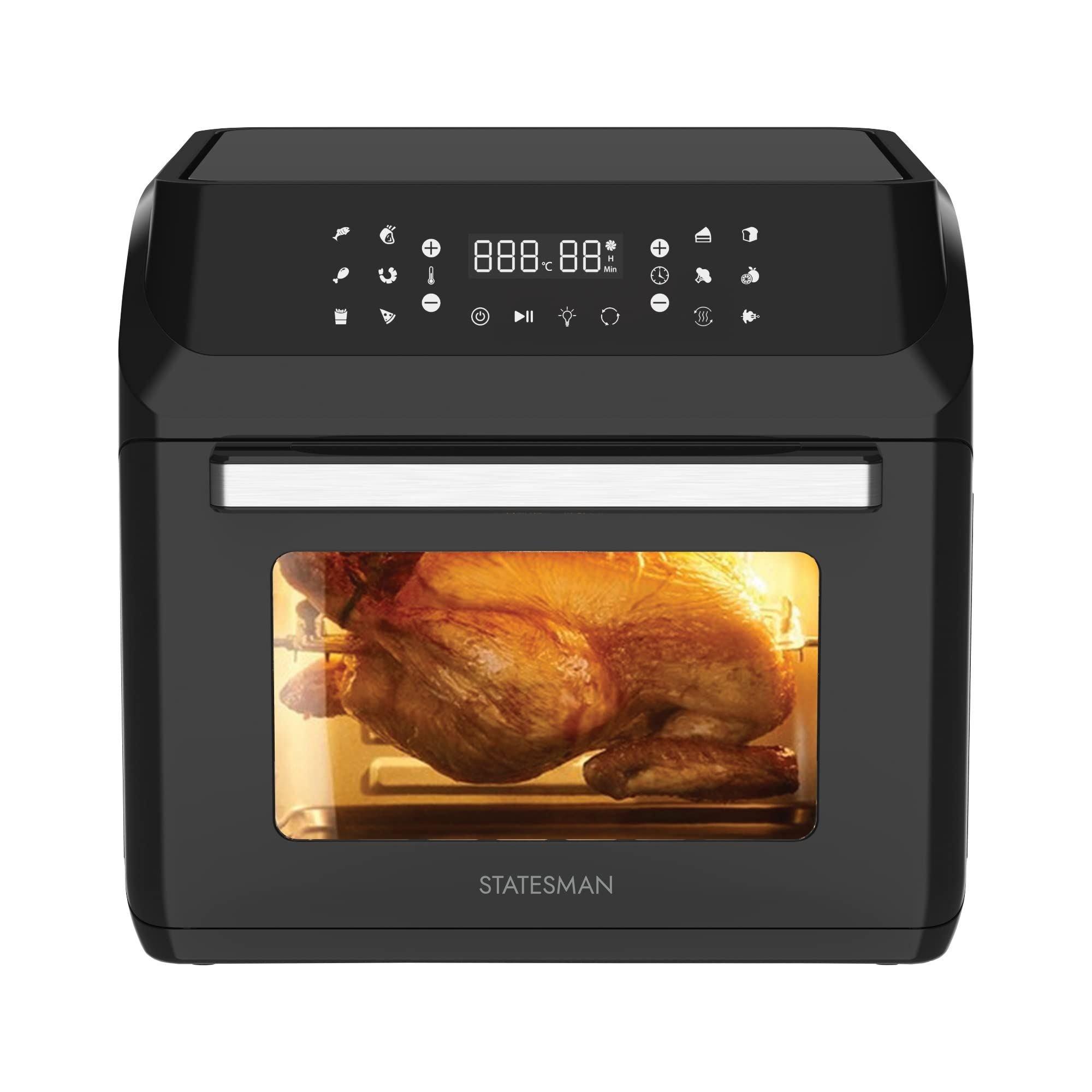 Black - Statesman - SKAO15017BK 15 LITRE 13-IN-1 DIGITAL AIR FRYER OVE - 1