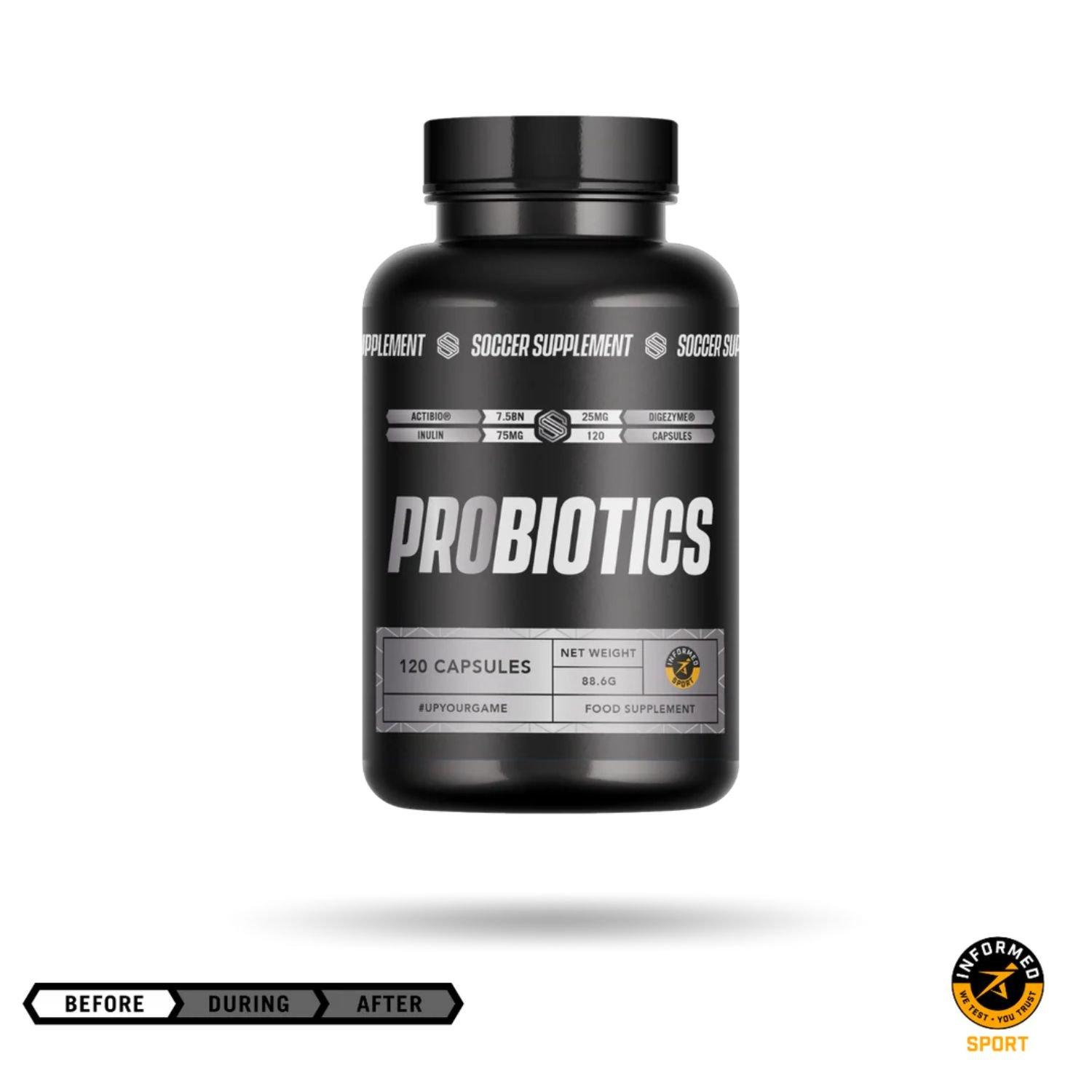 Unflavoured - Soccer Supplements - Probiotic (120 caps)