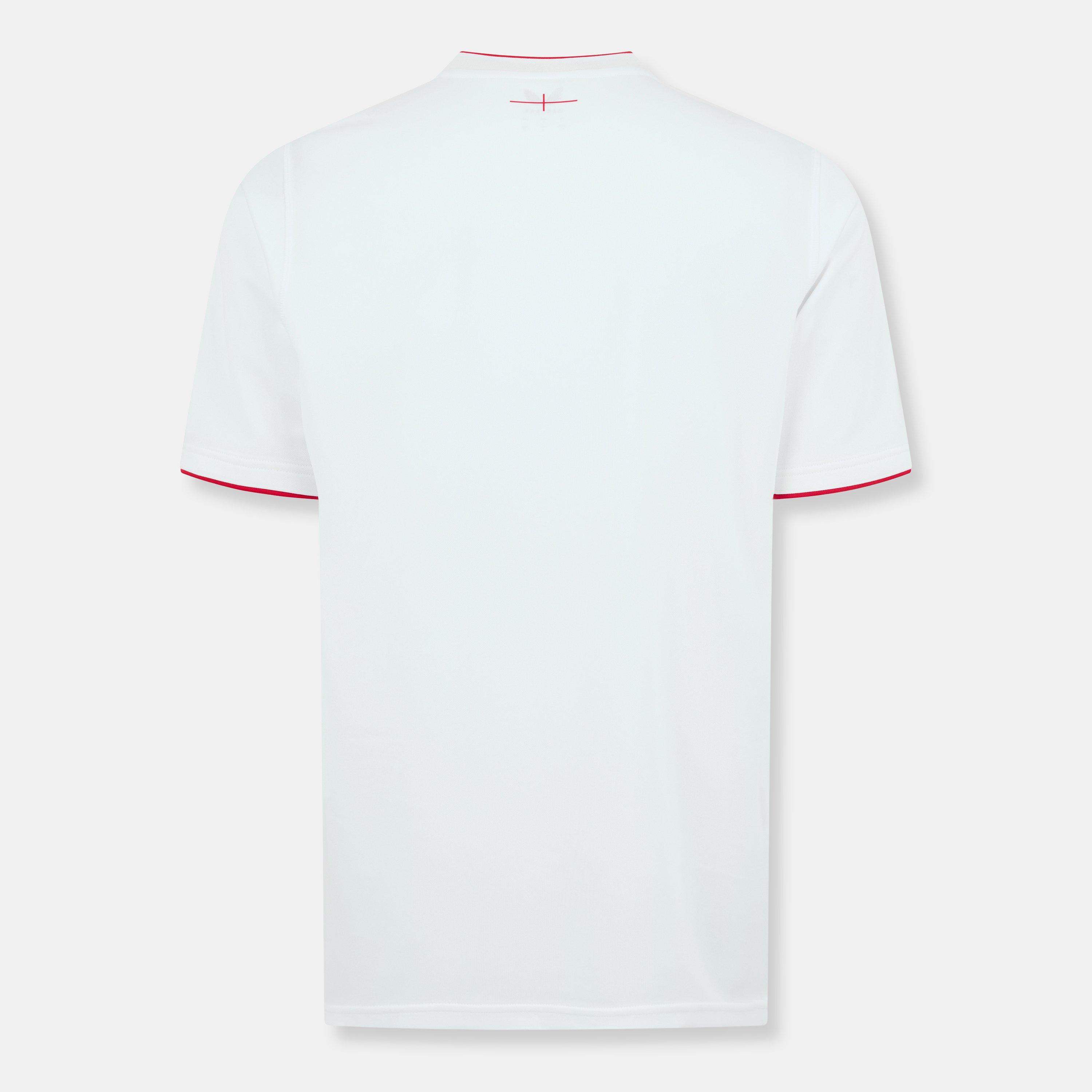 White/Red - Castore - England Rugby Home Shirt 2025 Mens - 2
