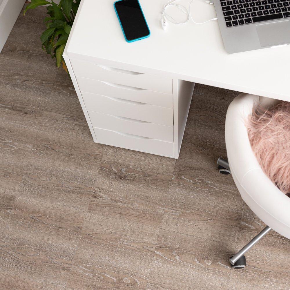 Brown - D C Fix - Self Adhesive Vinyl Floor Tiles Rustic Oak - 1