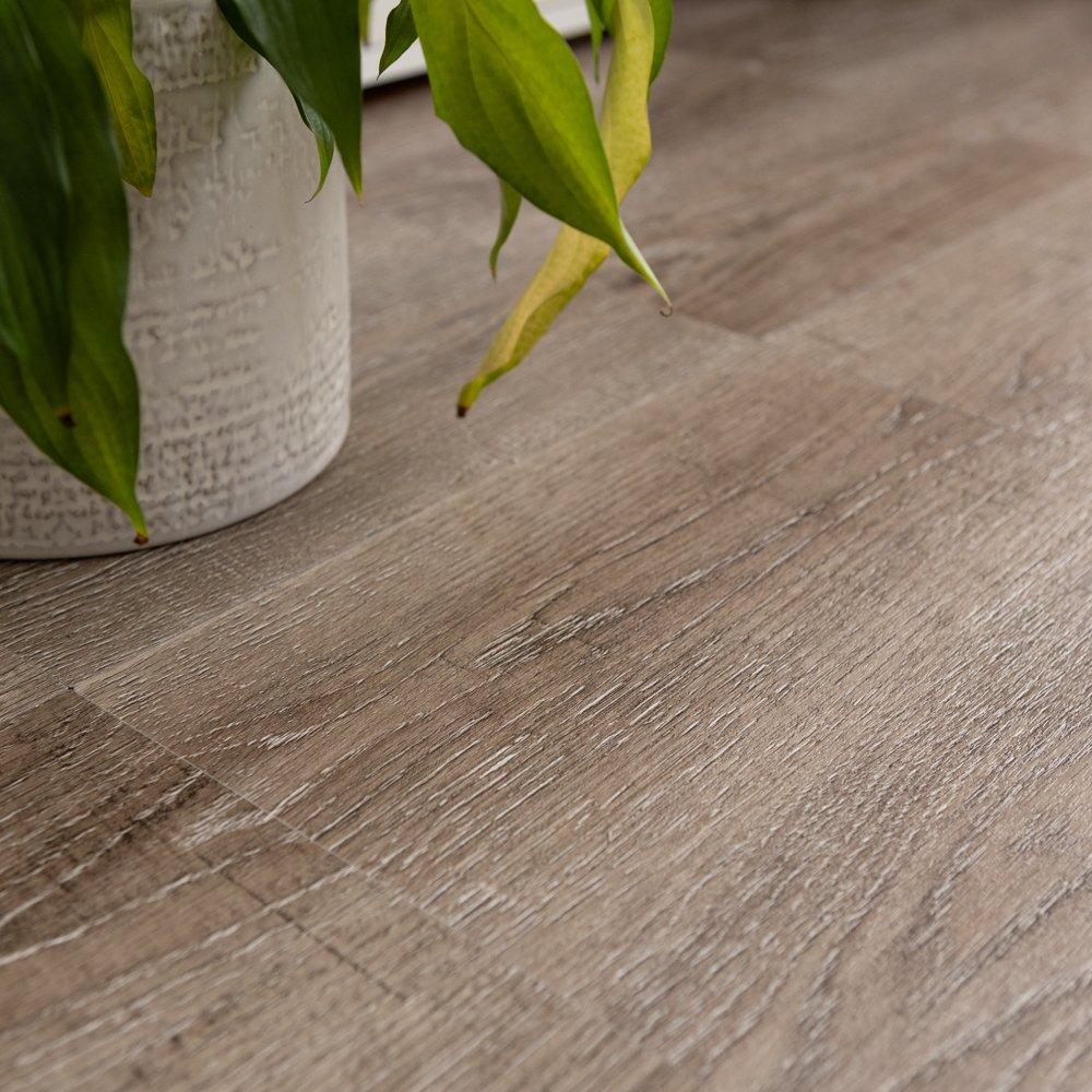 Brown - D C Fix - Self Adhesive Vinyl Floor Tiles Rustic Oak - 4