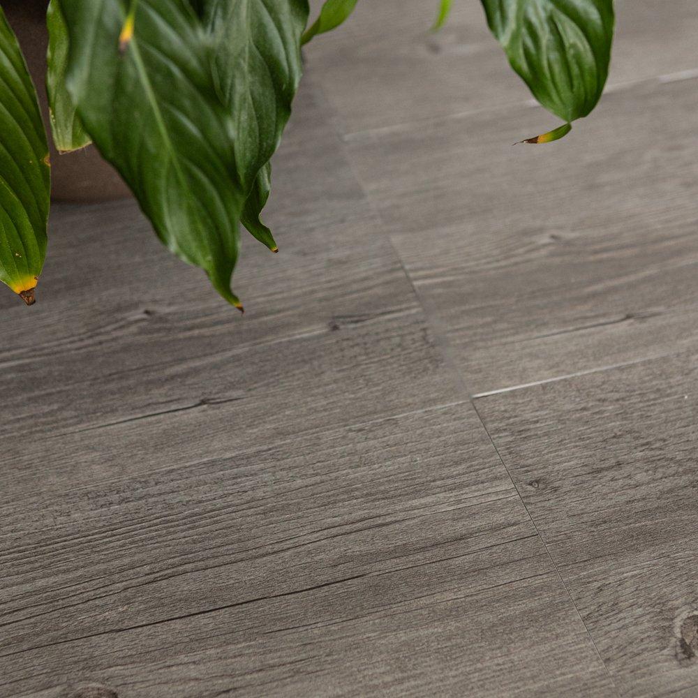 Grey - D C Fix - Self Adhesive Vinyl Floor Tiles Grey Wood - 5