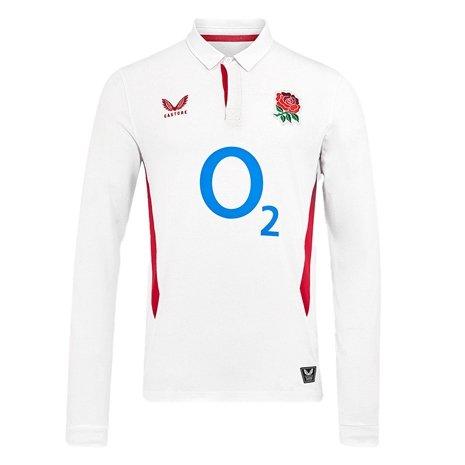 Castore England Rugby Home Classic Long Sleeve Shirt 2025 Juniors