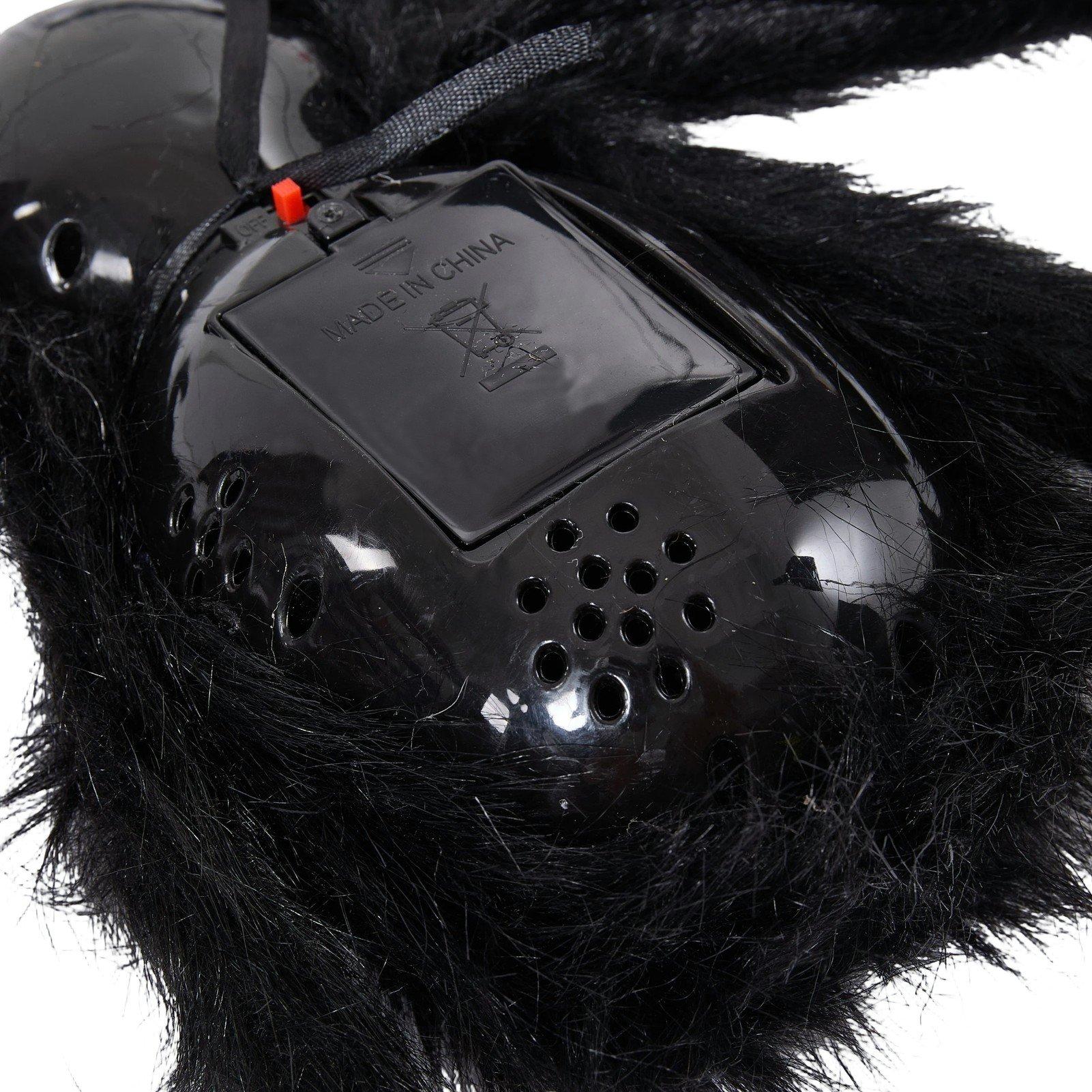 Black - LIFE IDEAS - Halloween Light-up Giant Spider & Web Decorations - 5