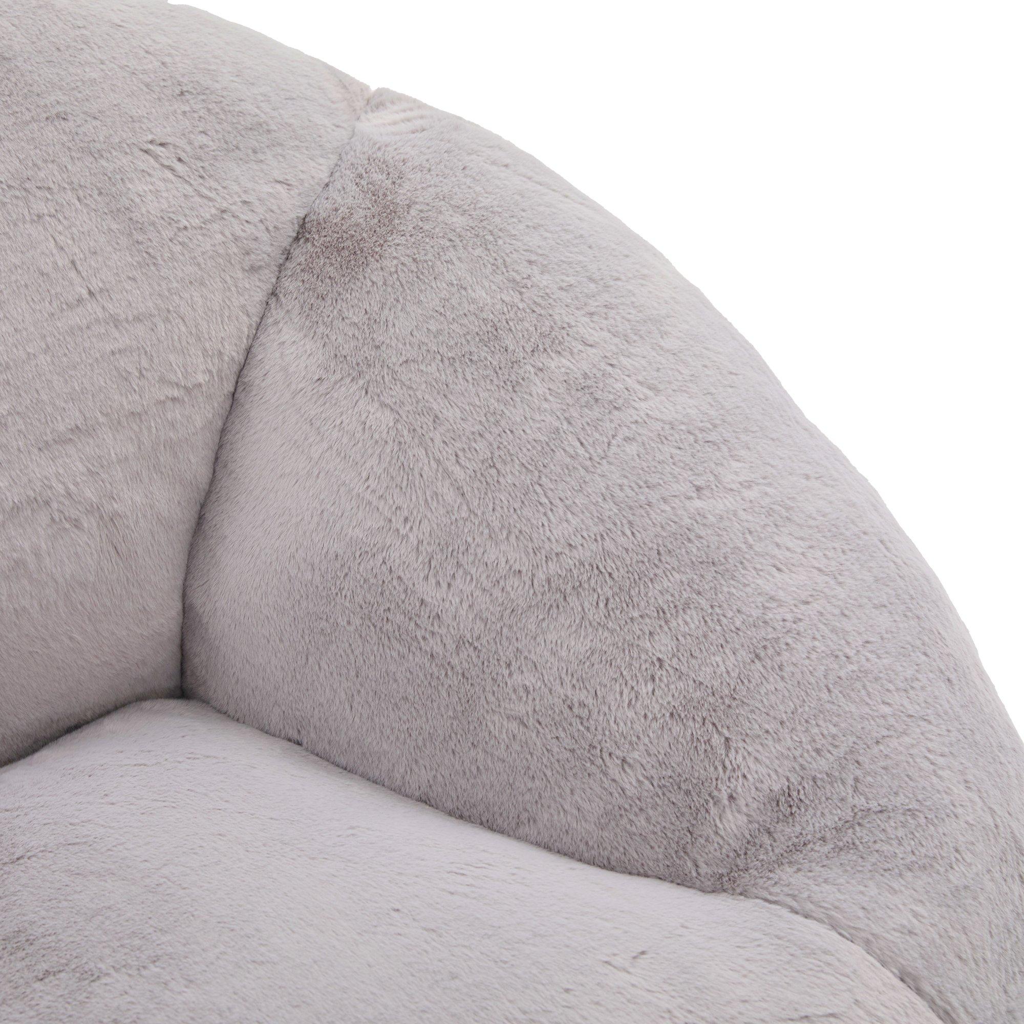 Light Grey - Urban Meuble - Bean Bag Chair Memory Foam - 12