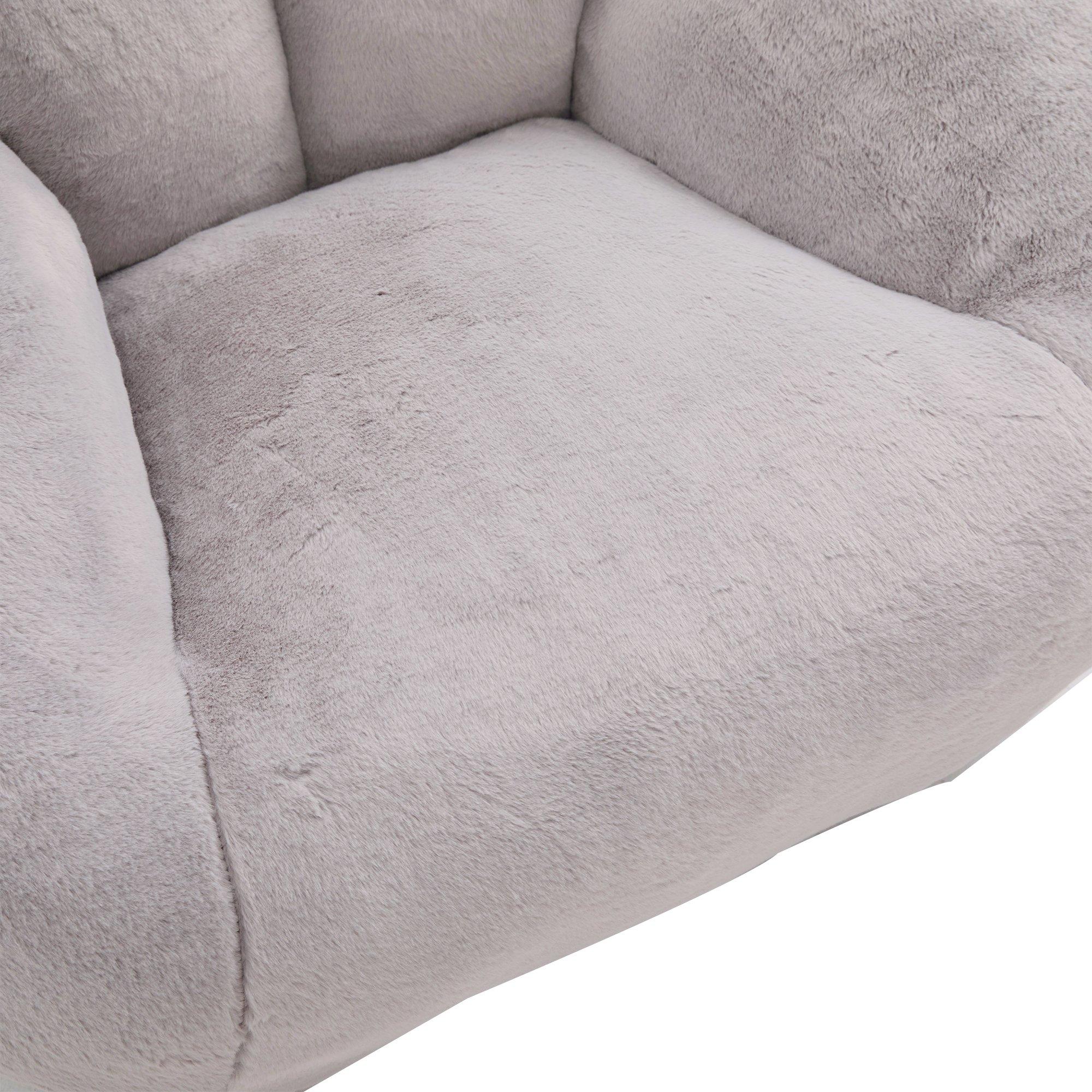 Light Grey - Urban Meuble - Bean Bag Chair Memory Foam - 15