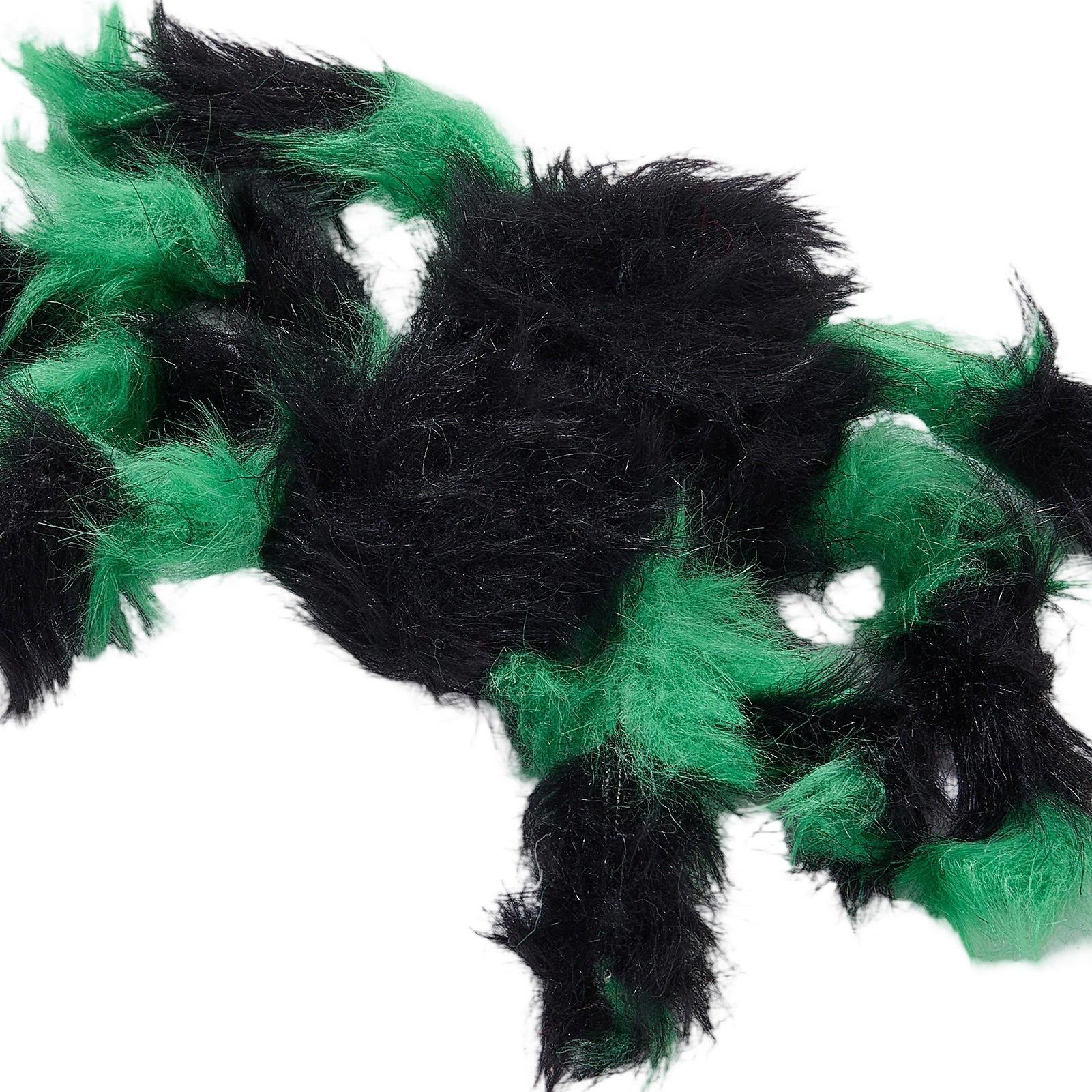 Multi - LIFE IDEAS - 5 Pack Halloween Giant Fluffy Spiders - 5