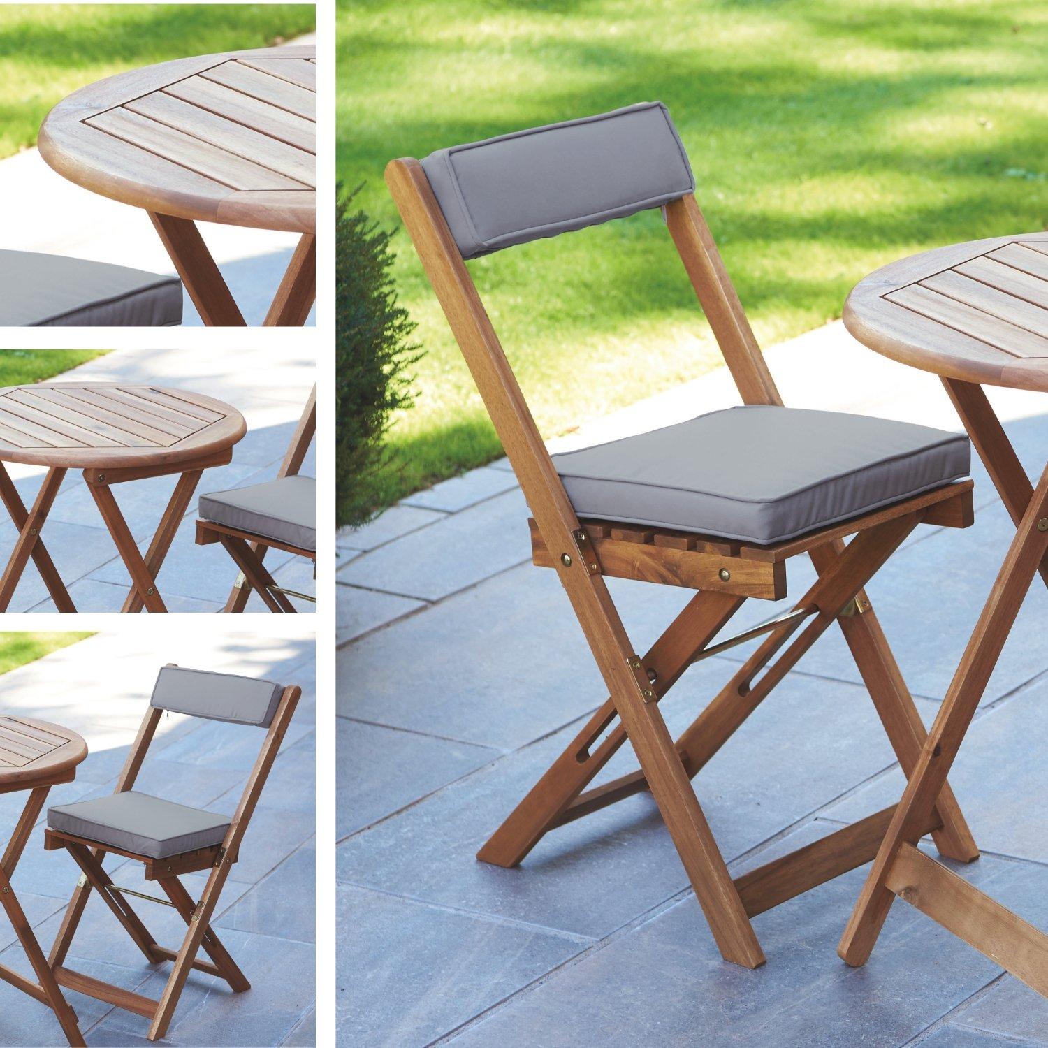 Natural - Greenhurst - Raffles Bistro Set - 3