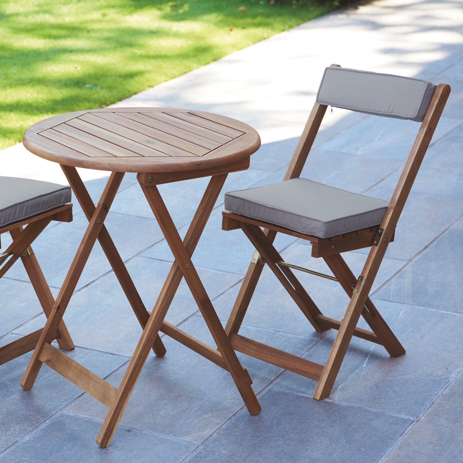 Natural - Greenhurst - Raffles Bistro Set - 4