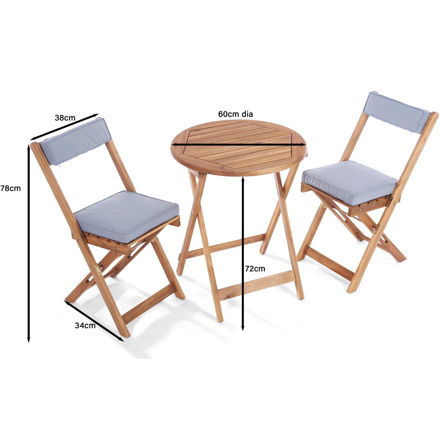Natural - Greenhurst - Raffles Bistro Set - 5