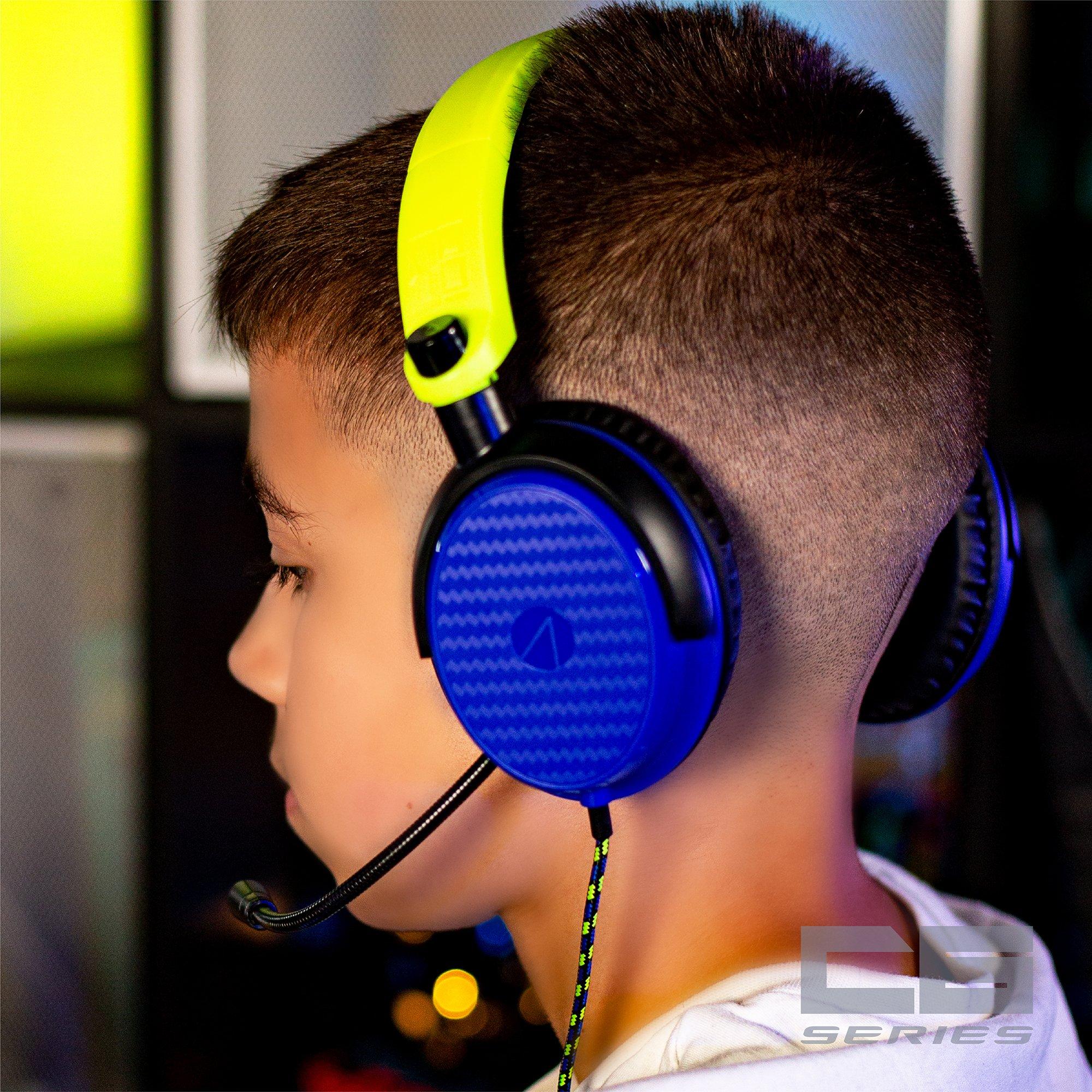 Yellow/Blue - Stealth - C6-100 Gaming Headset - Yellow/Blue - 8