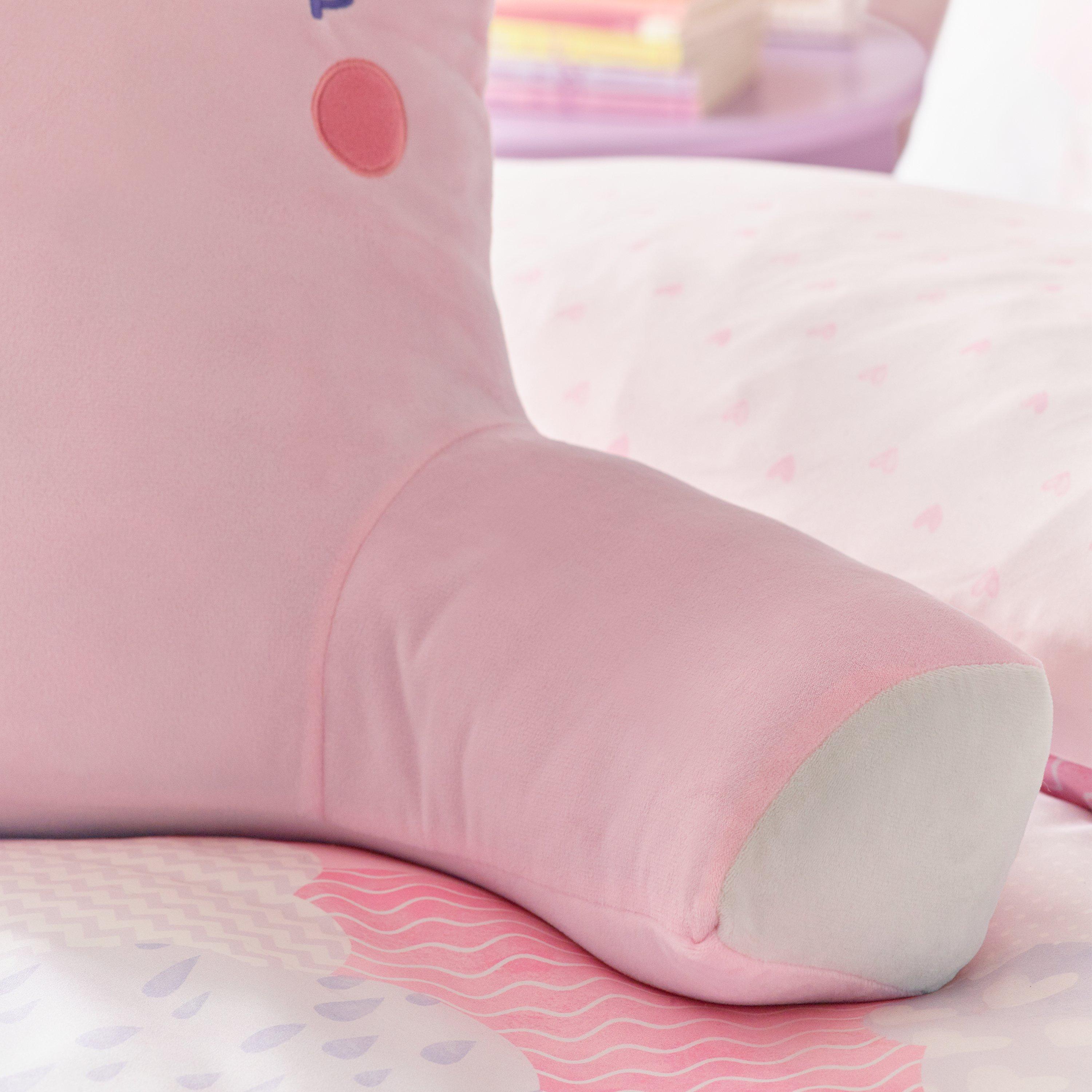 Pink - Catherine Lansfield - Sparkle Unicorn Cuddle Cushion Back Rest - 3