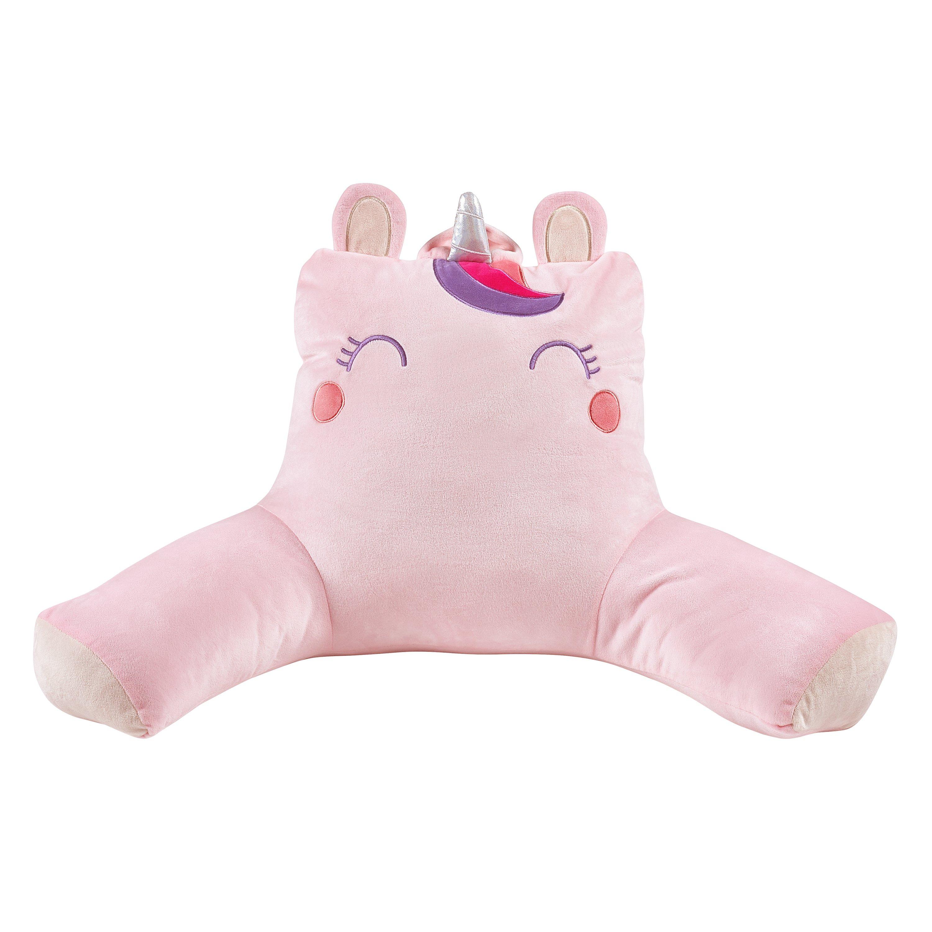 Pink - Catherine Lansfield - Sparkle Unicorn Cuddle Cushion Back Rest - 4