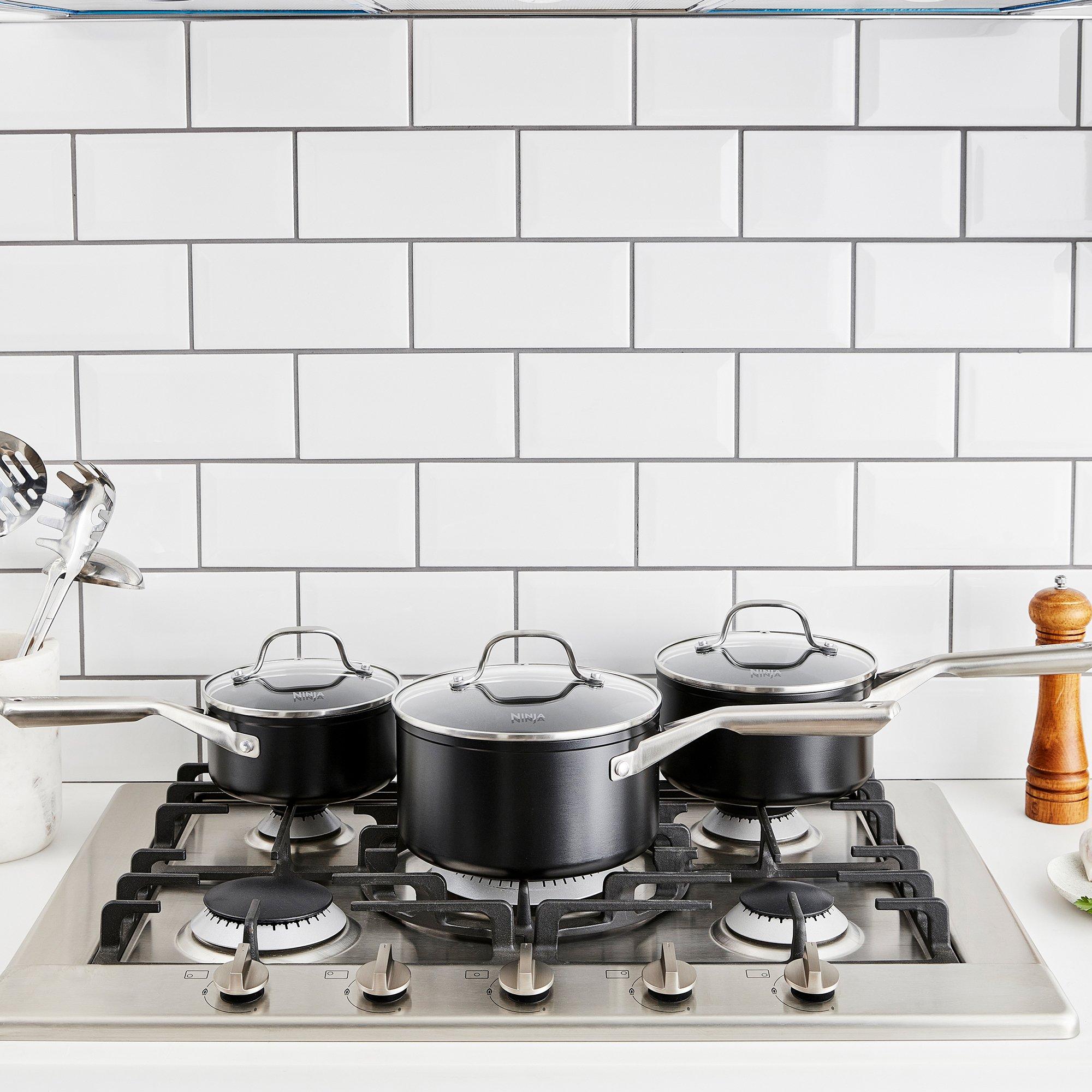 Black - Ninja - ZEROSTICK Essentials 3-Piece Pan Set C13000UK - 2