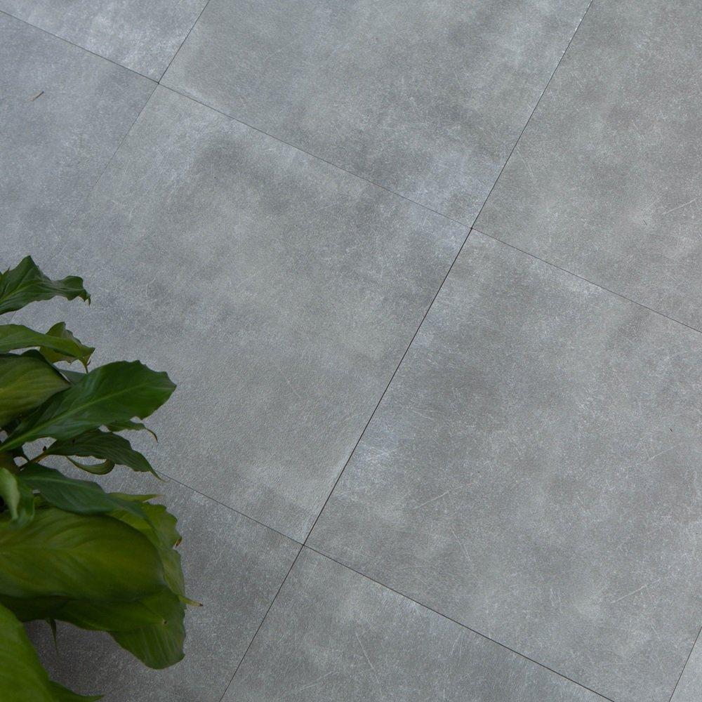Grey - D C Fix - Self Adhesive Vinyl Floor Tiles Concrete - 5