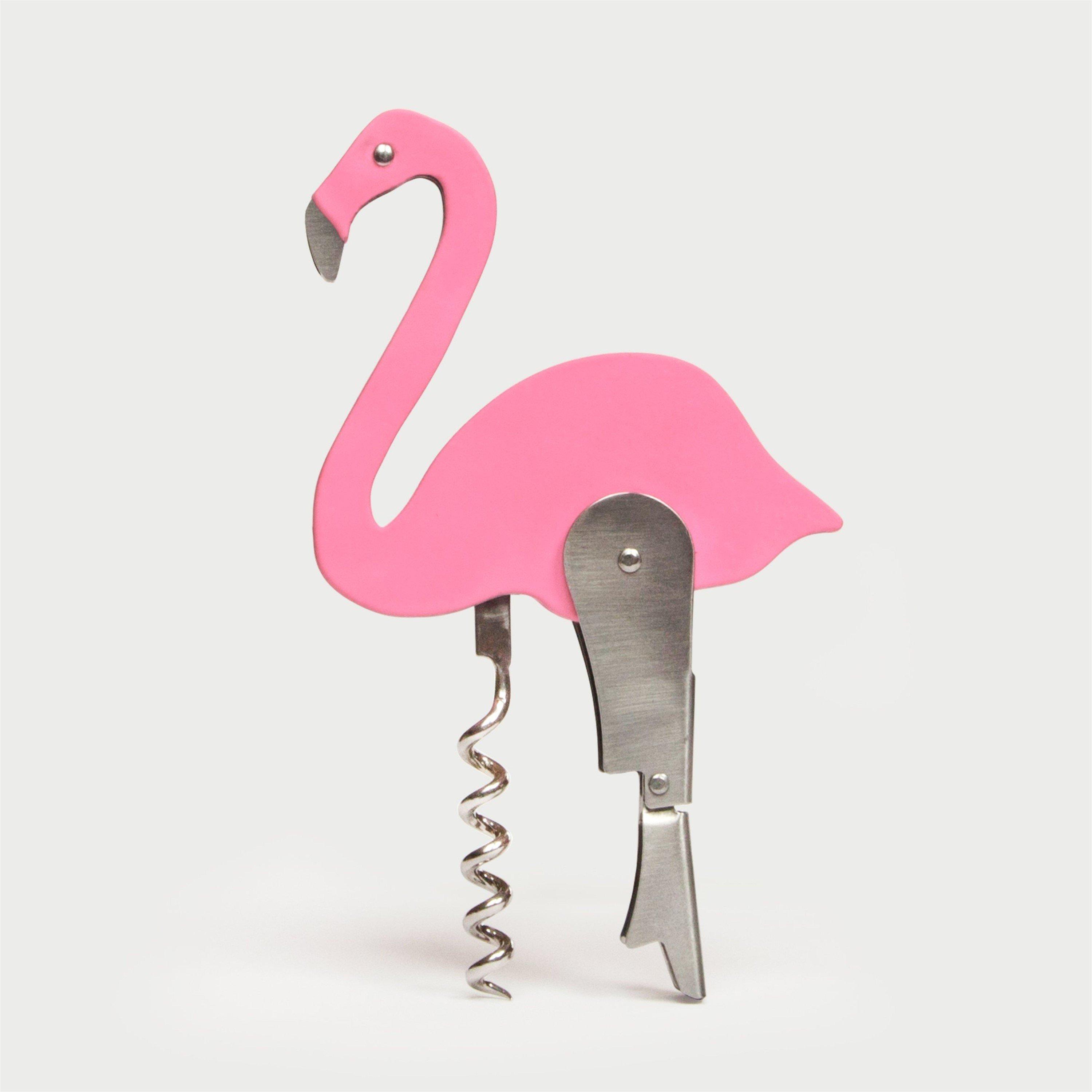 Pink - SUCK UK - Flamingo Corkscrew - 1