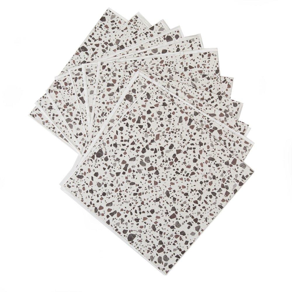 Natural - D C Fix - Self Adhesive Vinyl Floor Tiles Terrazzo - 2
