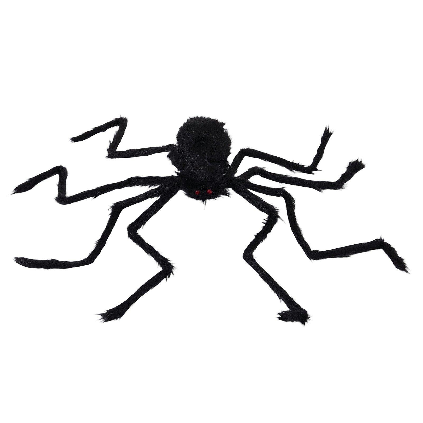 Black - LIFE IDEAS - Halloween Giant Spider & Web Decorations - 3