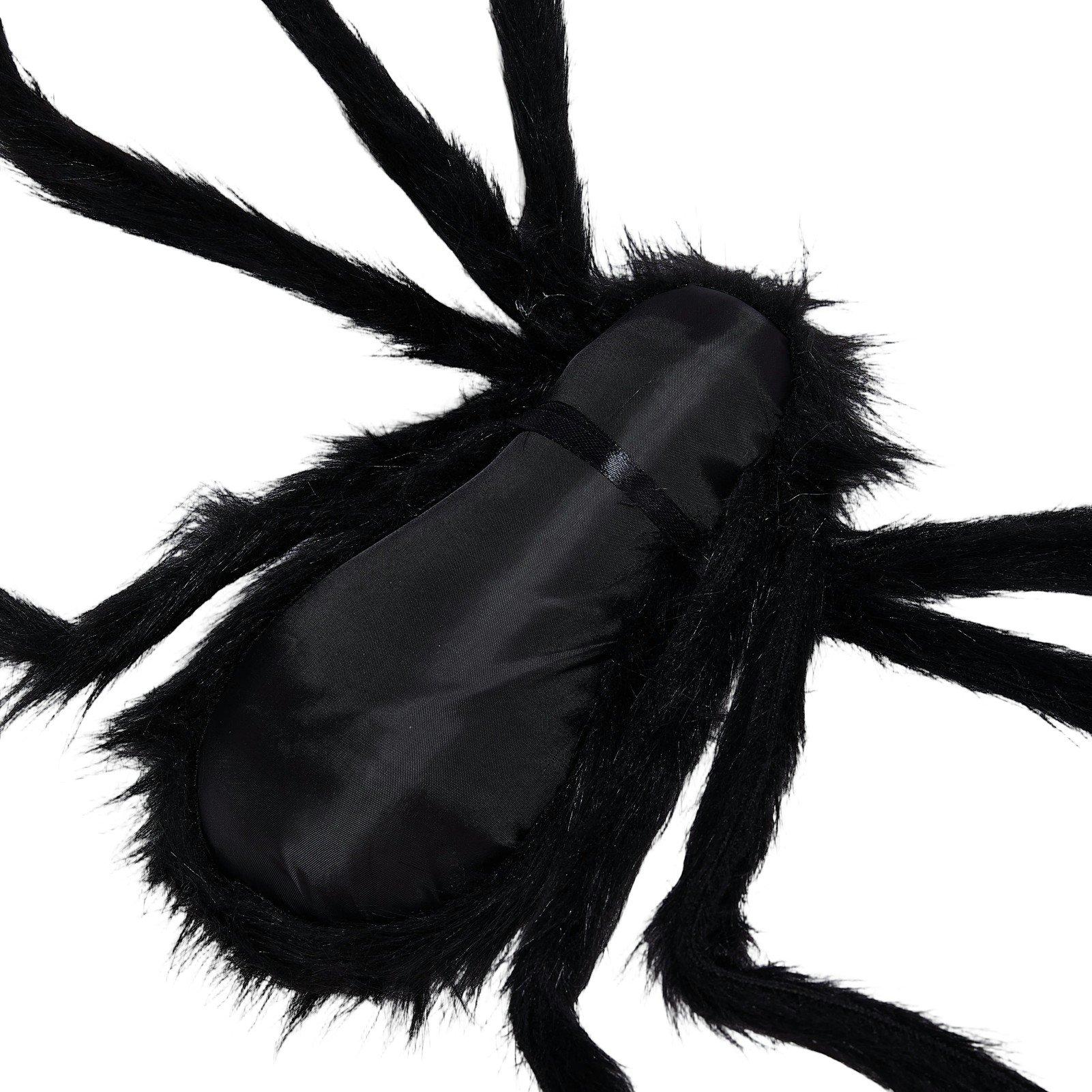 Black - LIFE IDEAS - Halloween Giant Spider & Web Decorations - 5