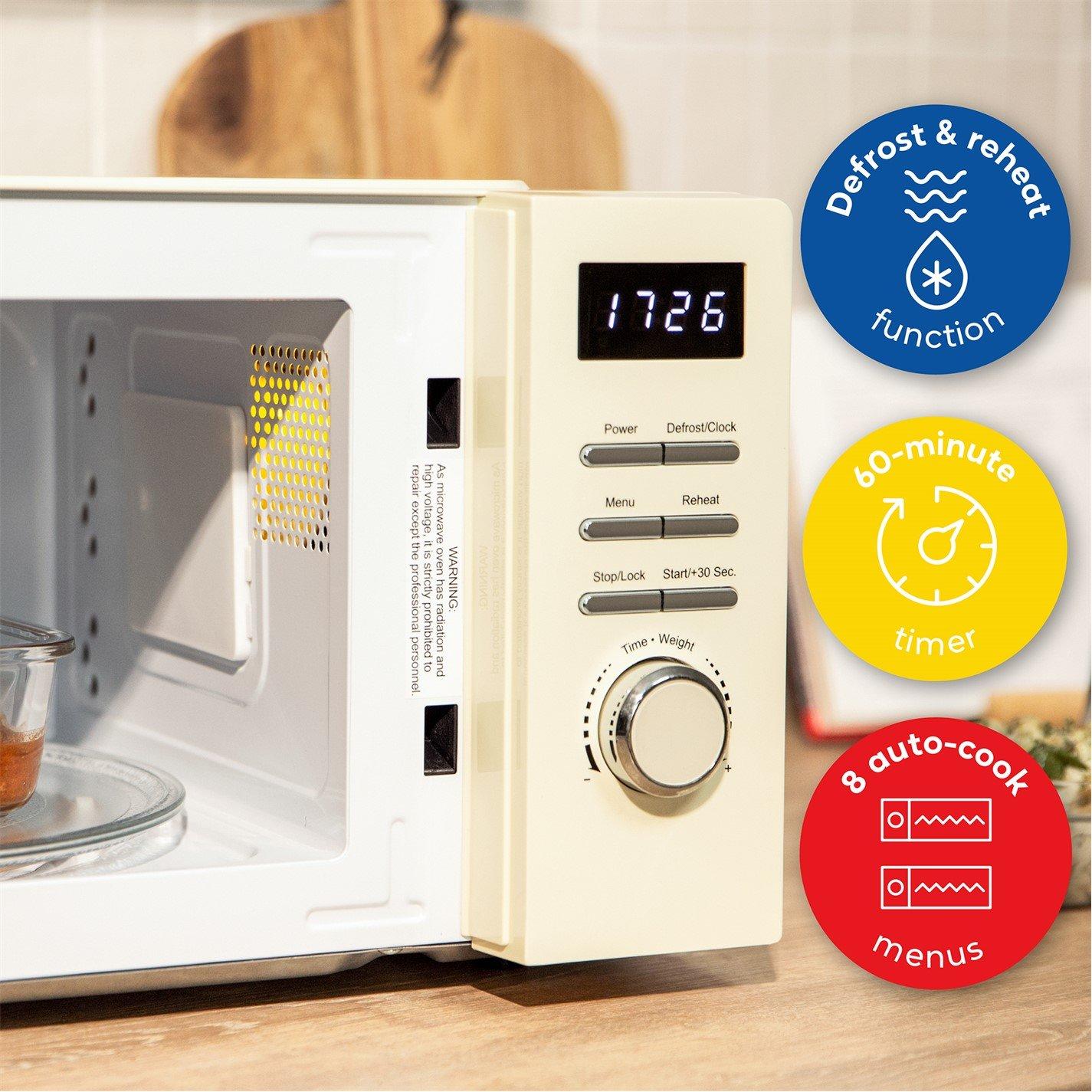 Cream - Russell Hobbs - Russell Hobbs RHMD818C 20L Digital Microwave - 5