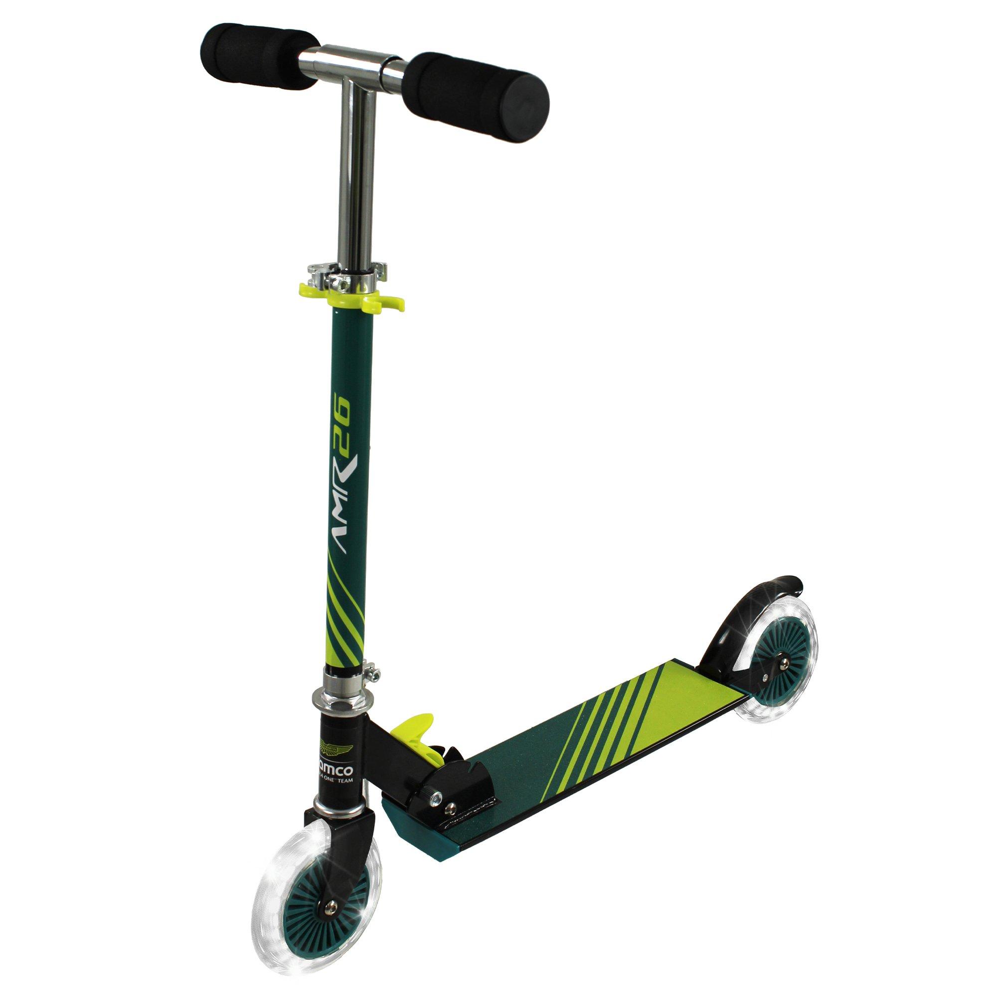 Multi Coloured - Aston Martin - Aston Martin Folding Inline Scooter with Lights - 1