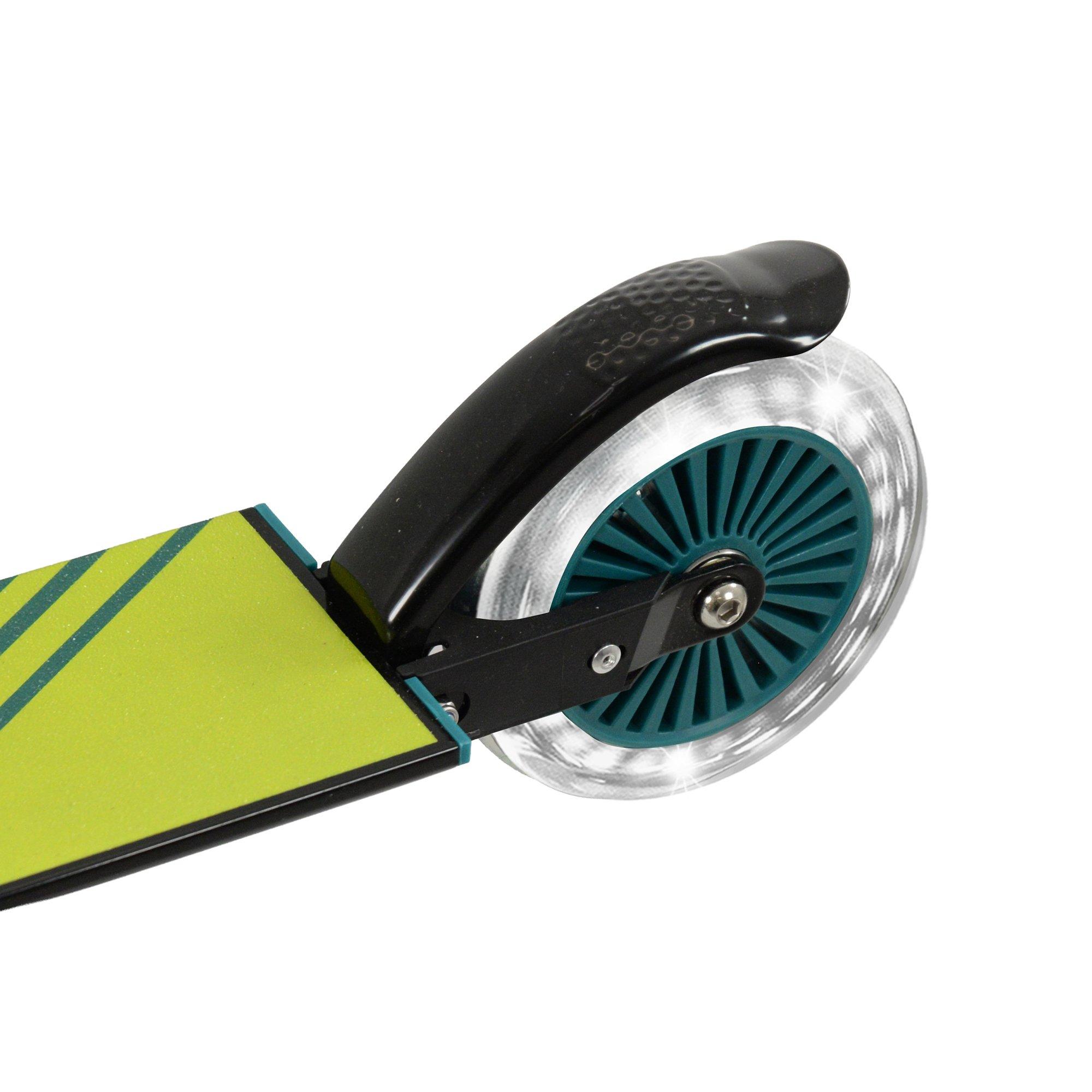 Multi Coloured - Aston Martin - Aston Martin Folding Inline Scooter with Lights - 4