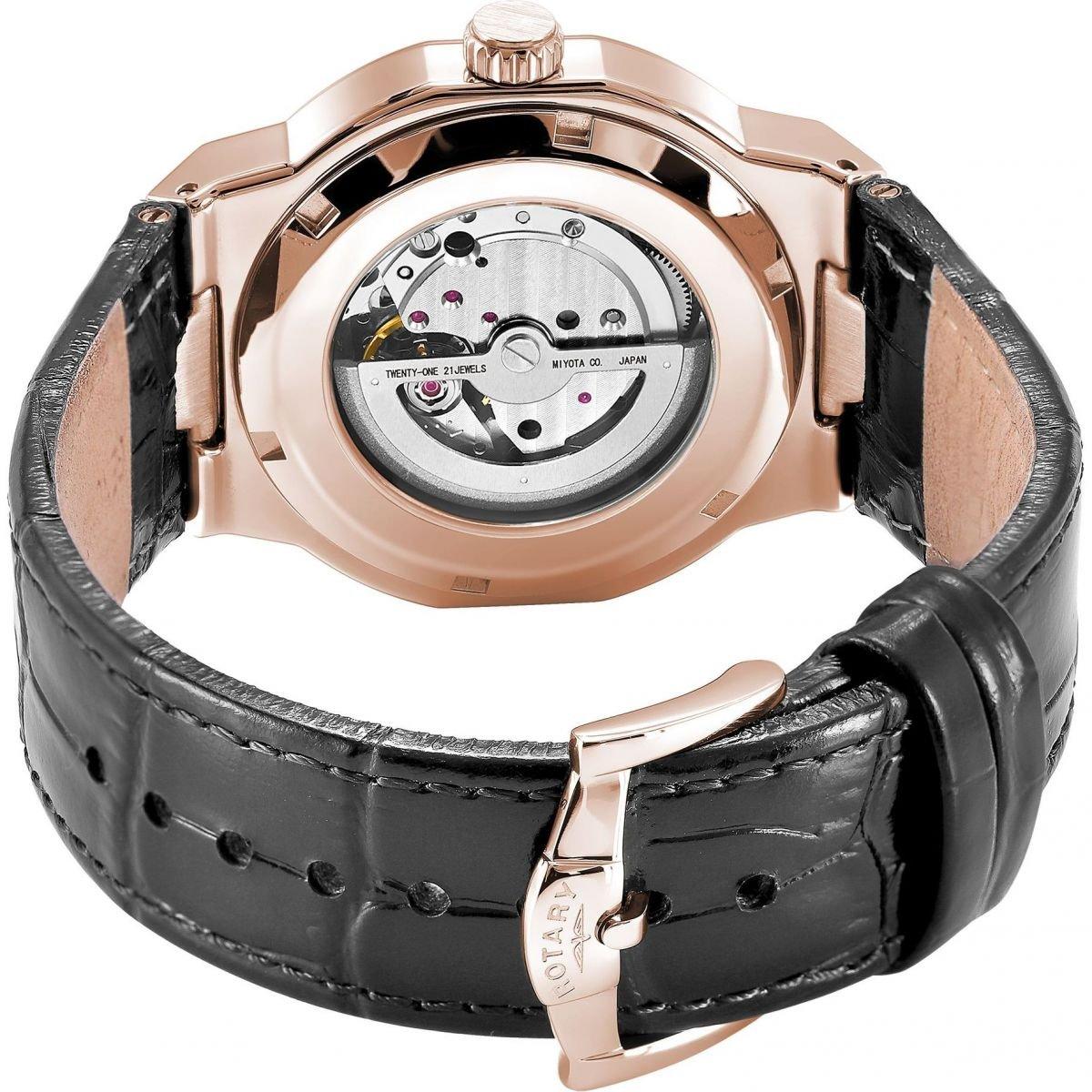 Black And Rose - Rotary - Mens Rotary Regent Automatic Automatic Watch - 2
