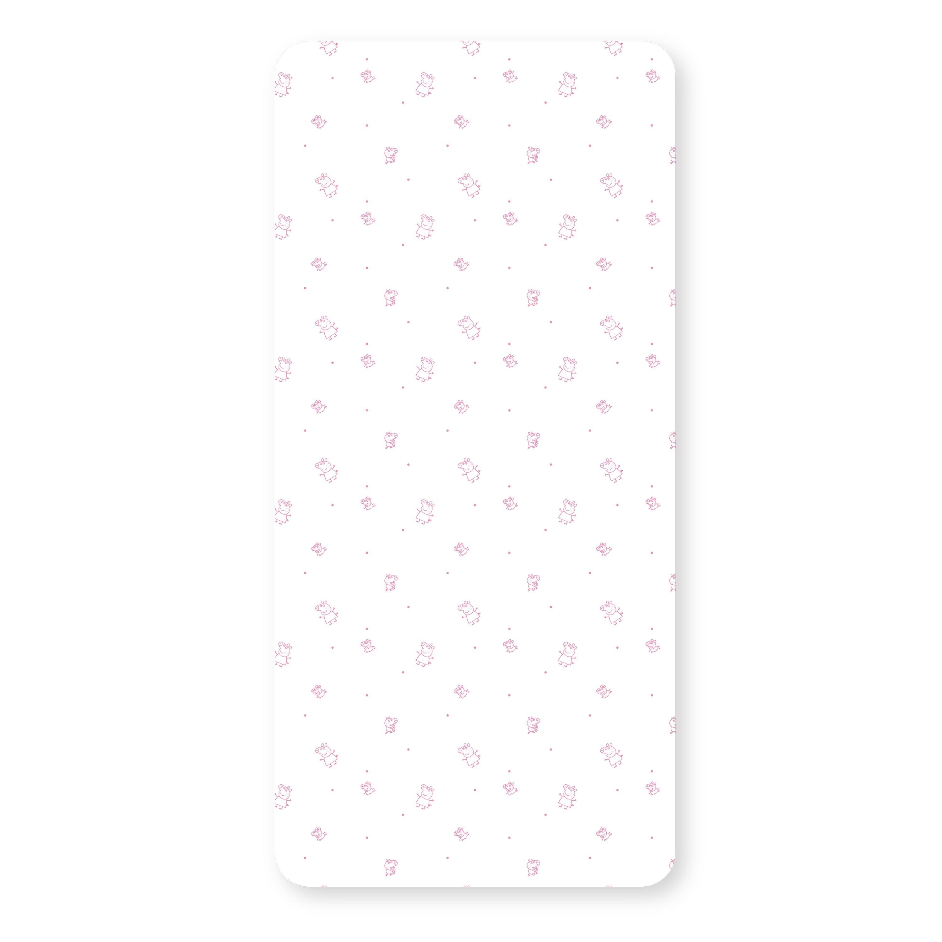 White - Peppa Pig - Peppa Pig Prancer Single Fitted Sheet - 1