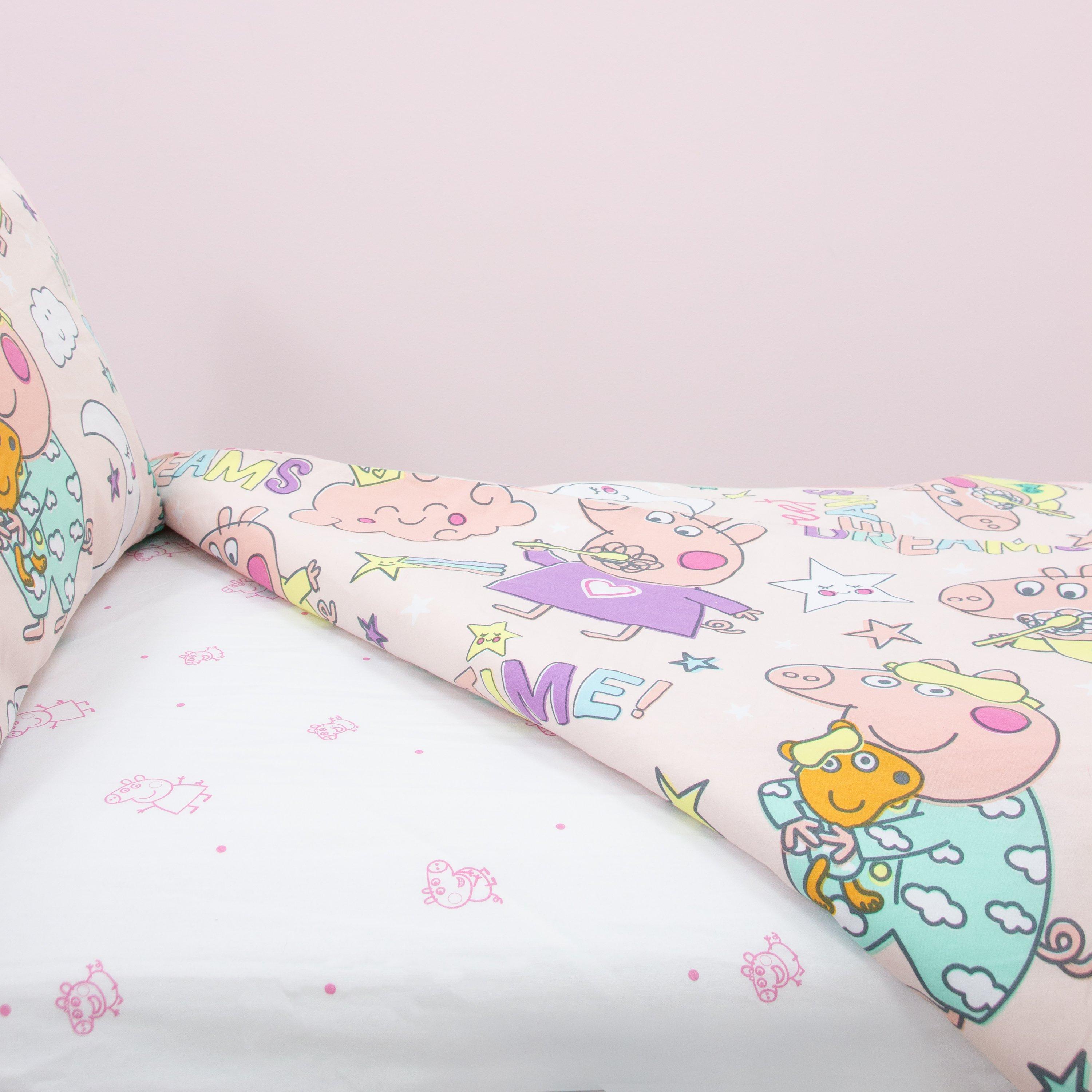 White - Peppa Pig - Peppa Pig Prancer Single Fitted Sheet - 5