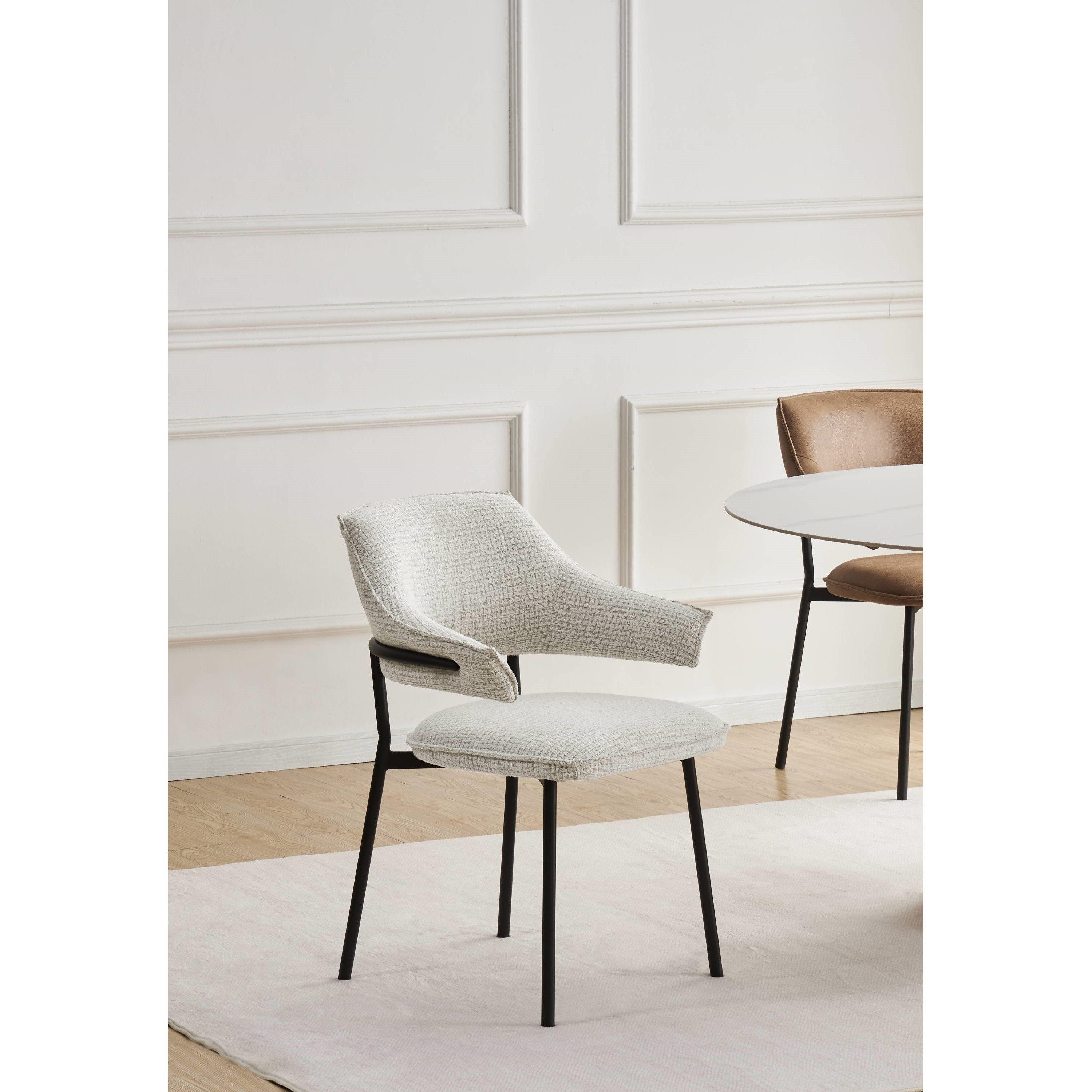 Pair of Geneva Textured Dining Chairs