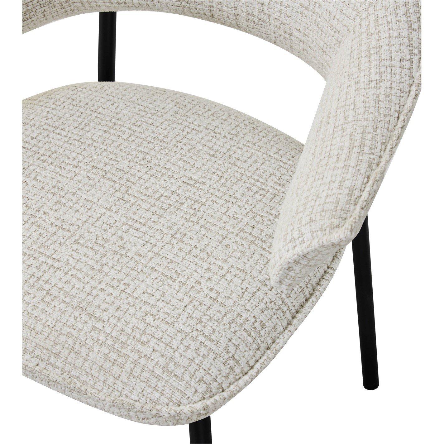 Natural - Shankar - Pair of Geneva Textured Dining Chairs - 6