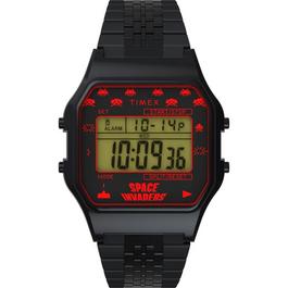 Timex 80 Space Invaders Black Watch TW2V30200