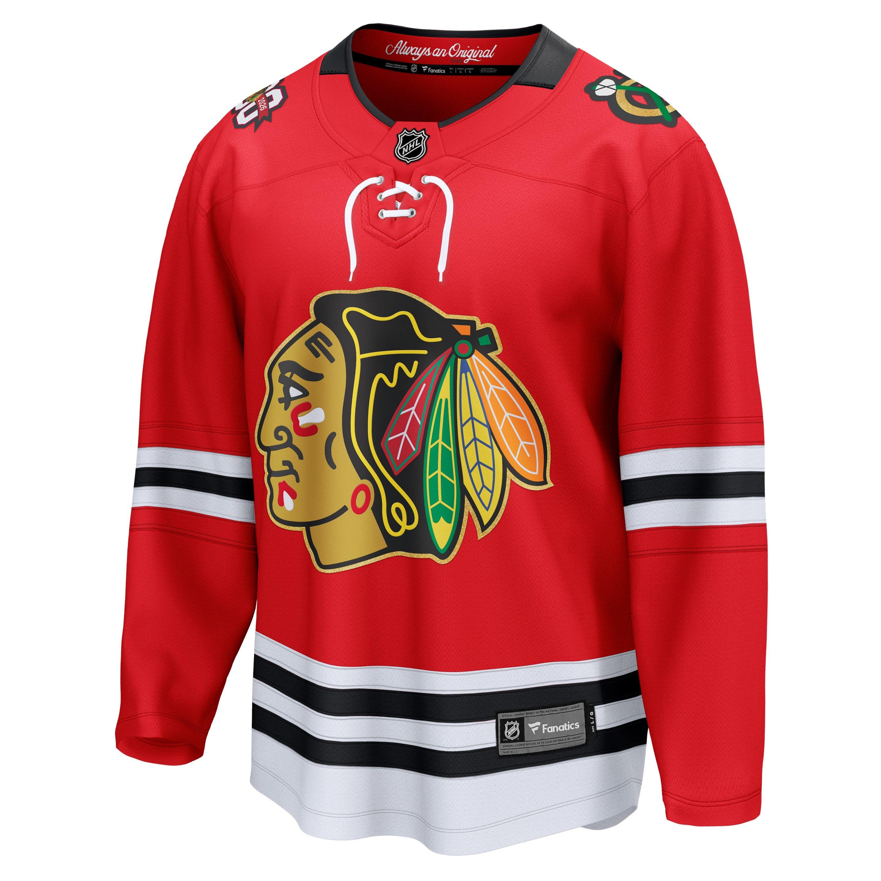 Nhl Men's Ice Hockey Shirt - C Blackhawks - Small