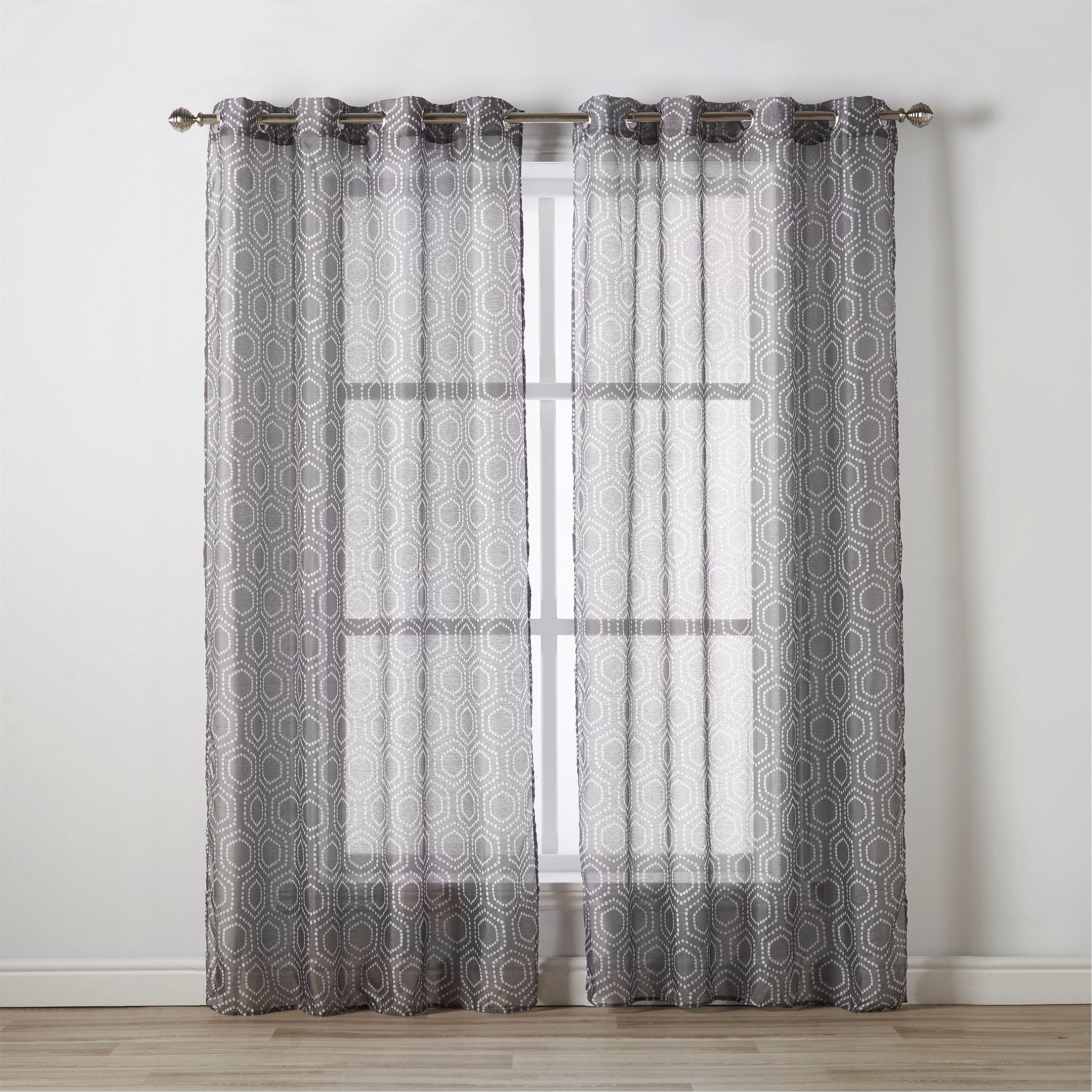 Grey - Alan Symonds - Helena Voile Ring Top Pairs - 1