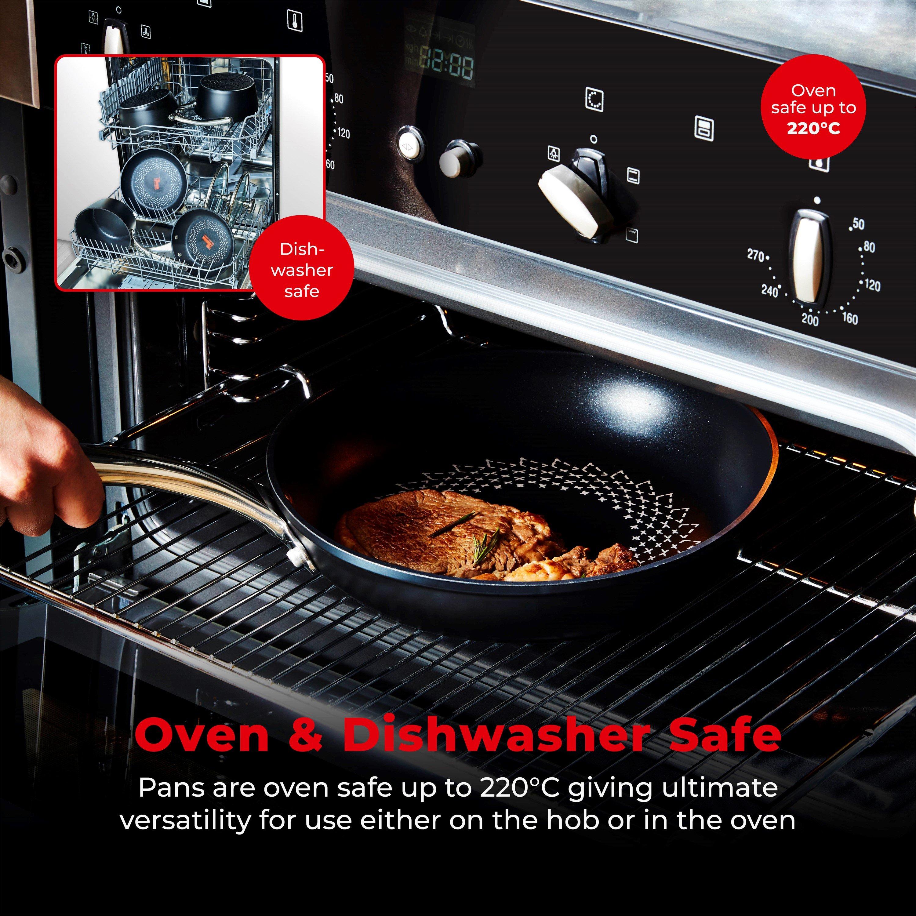 Black - Tower - Smart Start Ultra Forged 5pc Cookware Set - 10