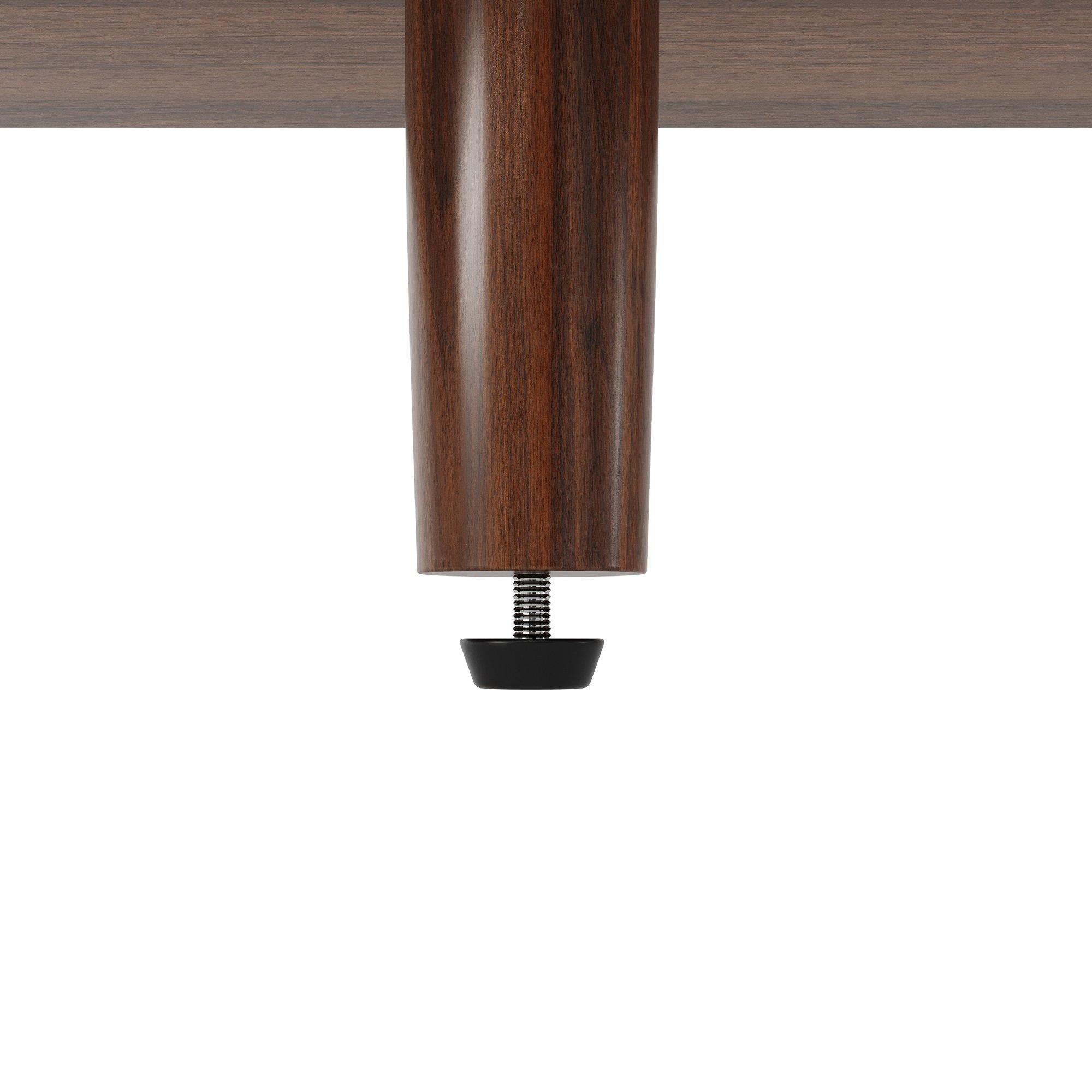 Walnut - Urban Meuble - Vintage Rattan Sideboard Kitchen Cabinet - 14