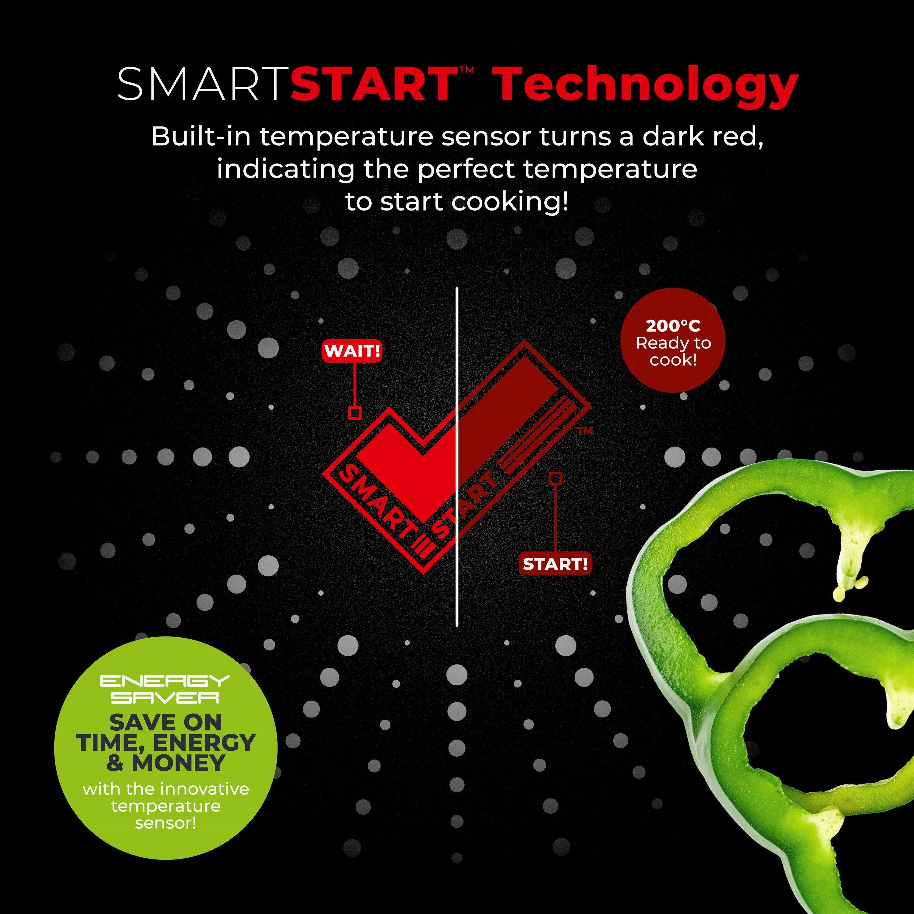 Black - Tower - Smart Start Classic 28cm Wok - 3