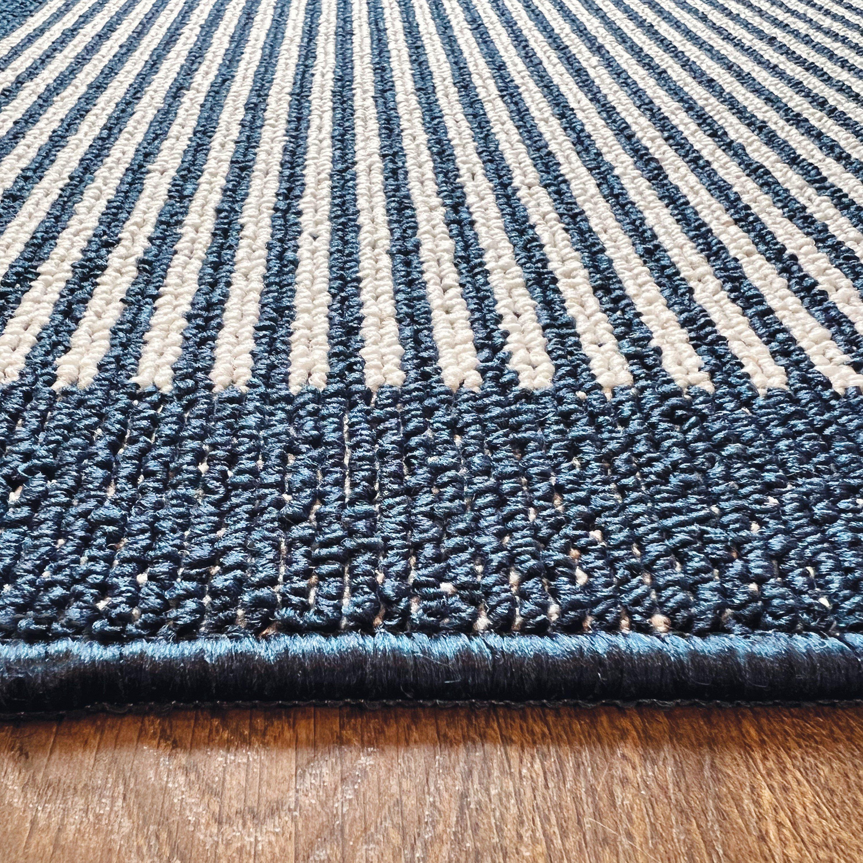 Navy - My Mat - My Stain Resistant Stripe Navy - 3