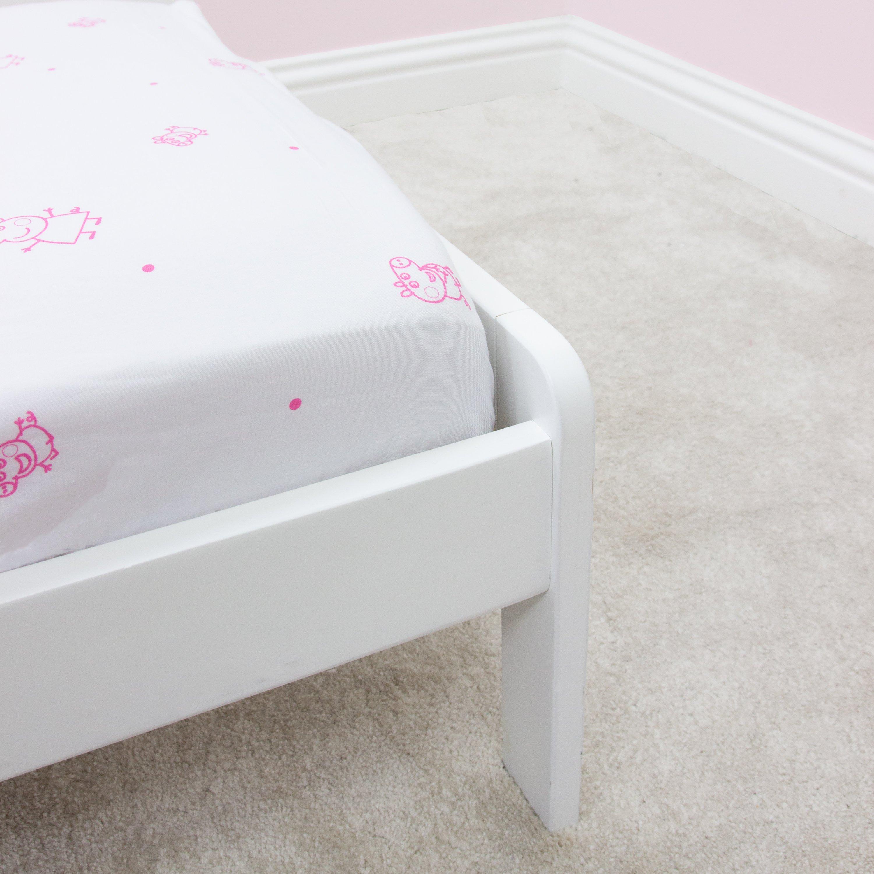 White - Peppa Pig - Peppa Pig Prancer Junior Fitted Sheet - 7