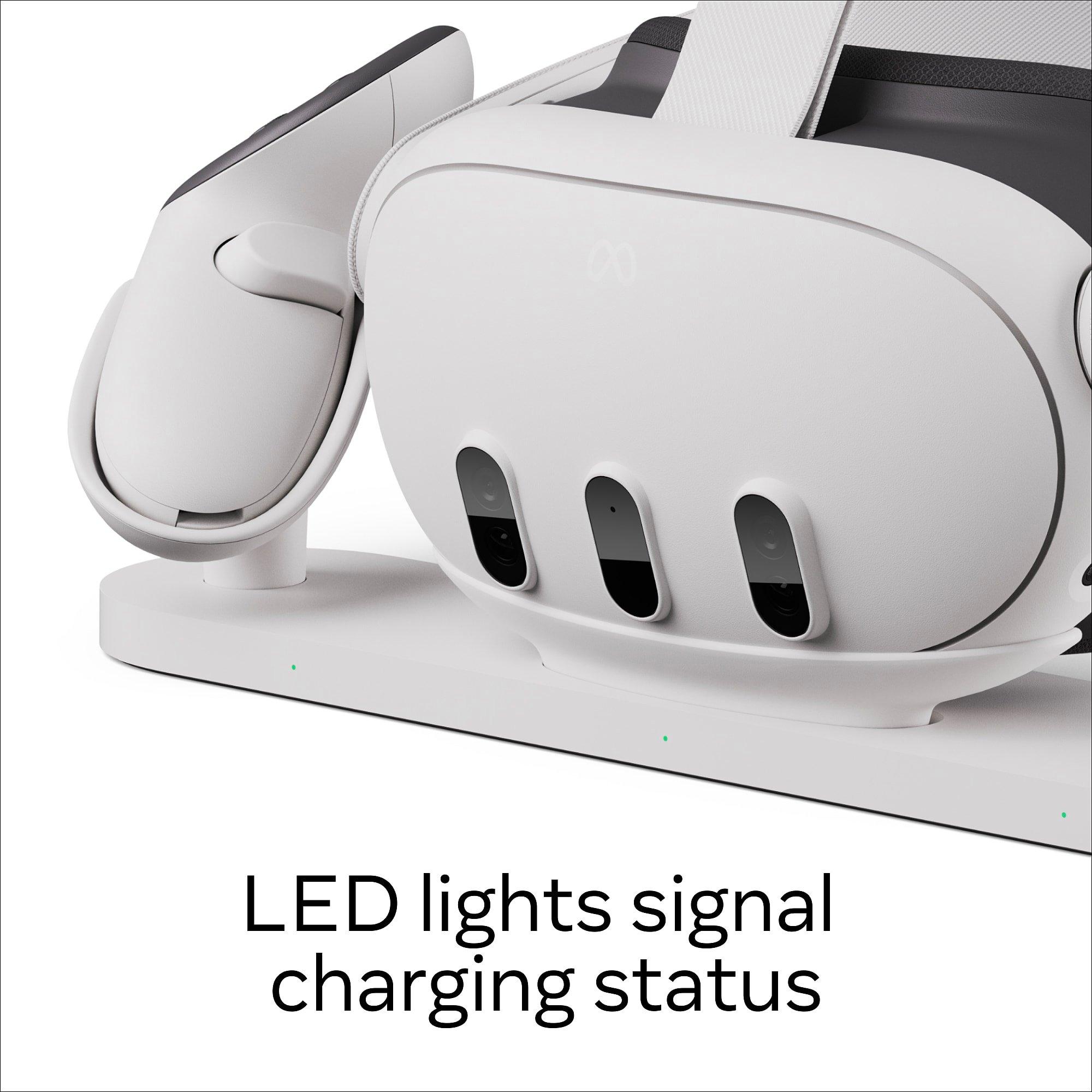 White - Meta - Quest 3 Charging Dock - 6