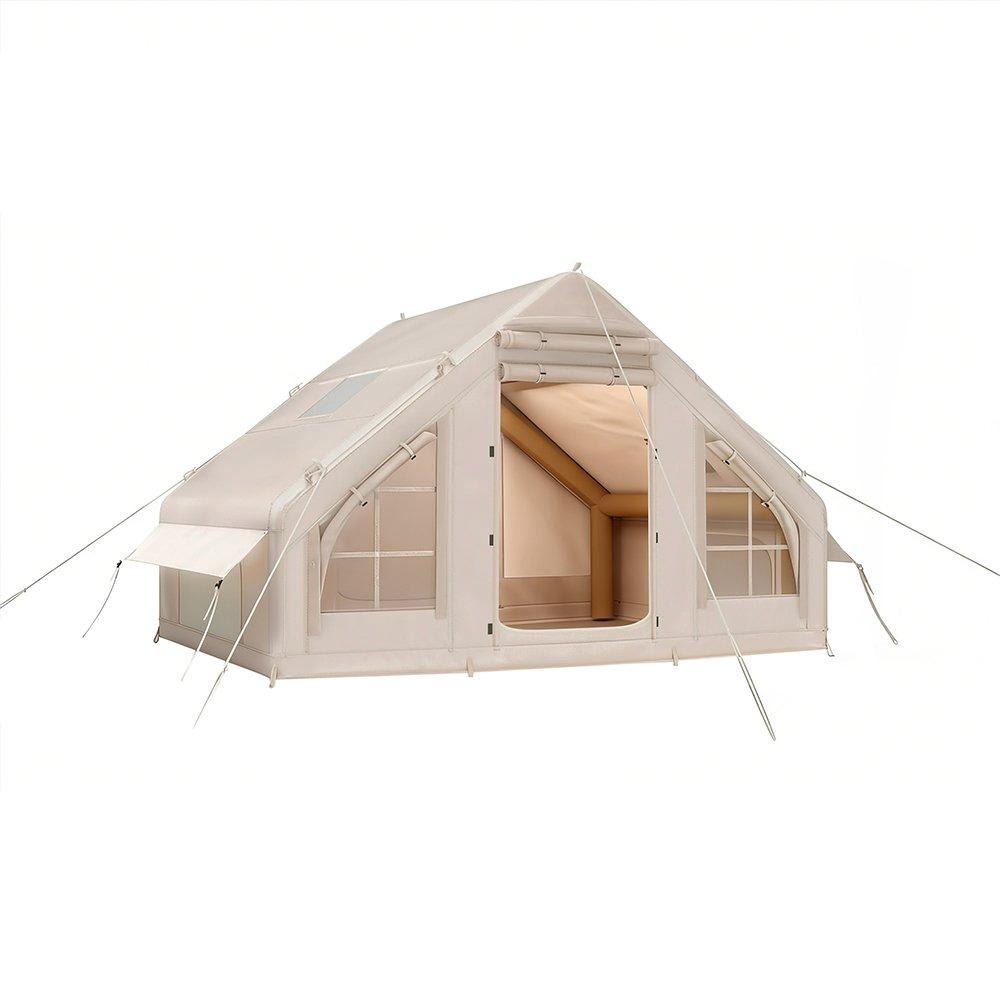Beige - Breeins - Outdoor Inflatable Camping Tent with Hand Pump - 1
