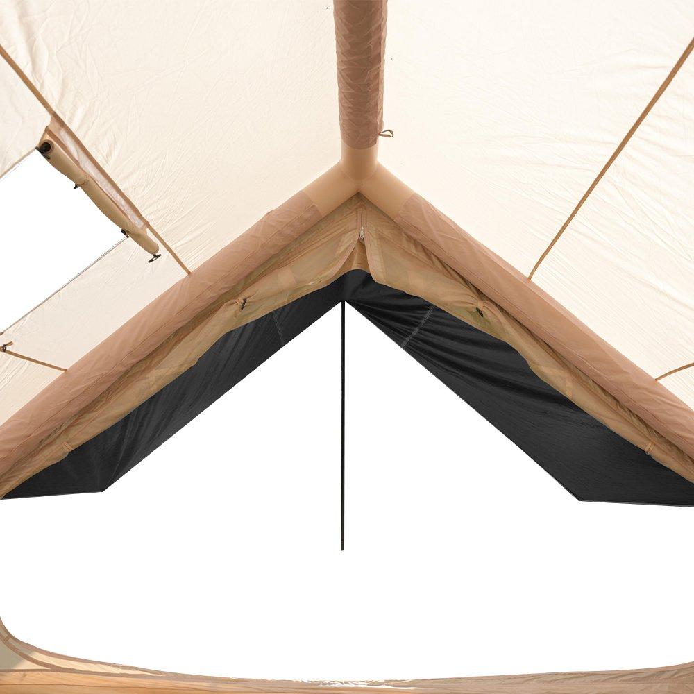 Beige - Breeins - Outdoor Inflatable Camping Tent with Hand Pump - 3