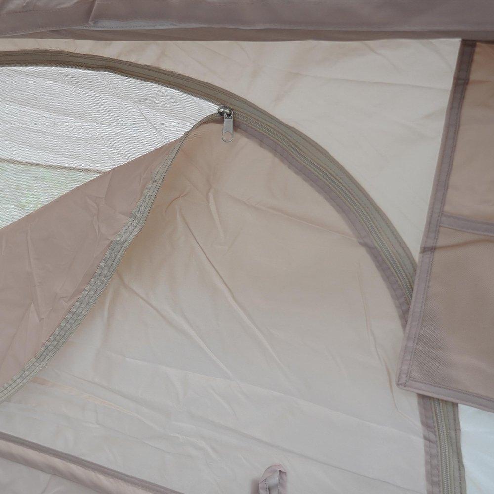 Beige - Breeins - Outdoor Inflatable Camping Tent with Hand Pump - 8