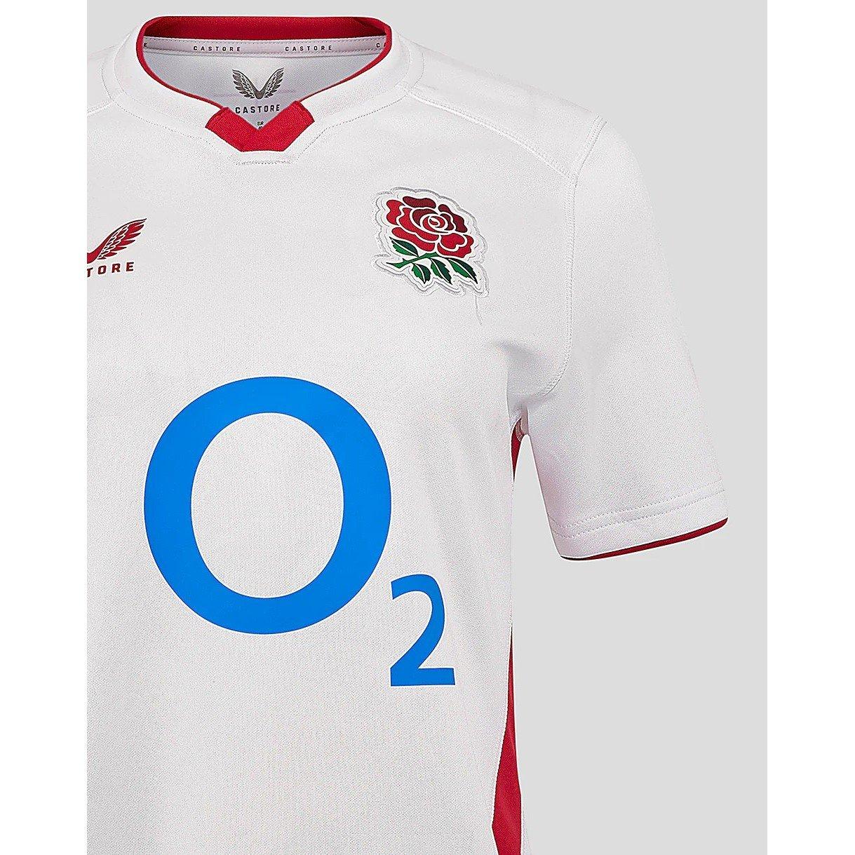 White/Red - Castore - England Rugby Home Shirt 2025 Womens - 3