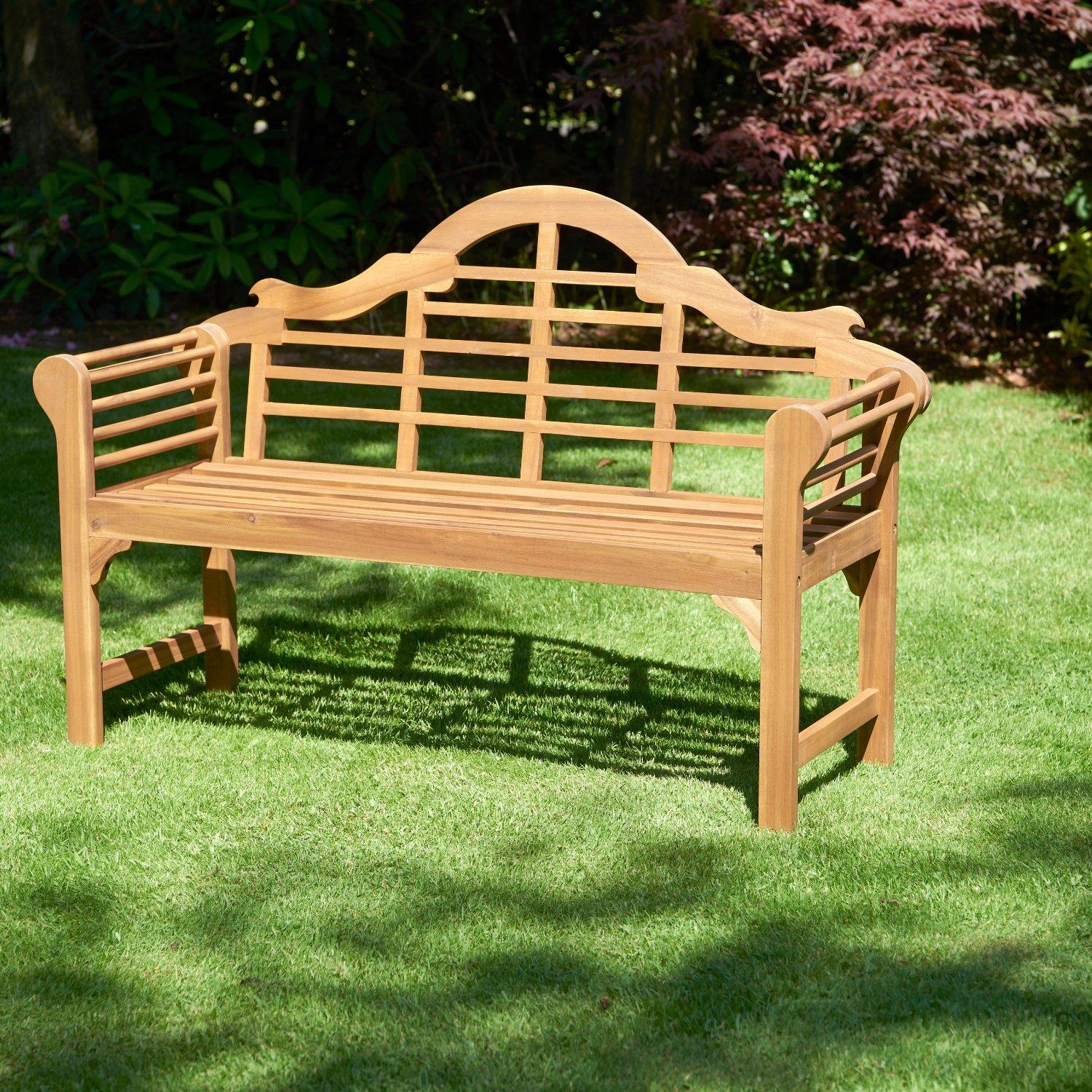 Natural - Greenhurst - Lutyens Style Bench - 1