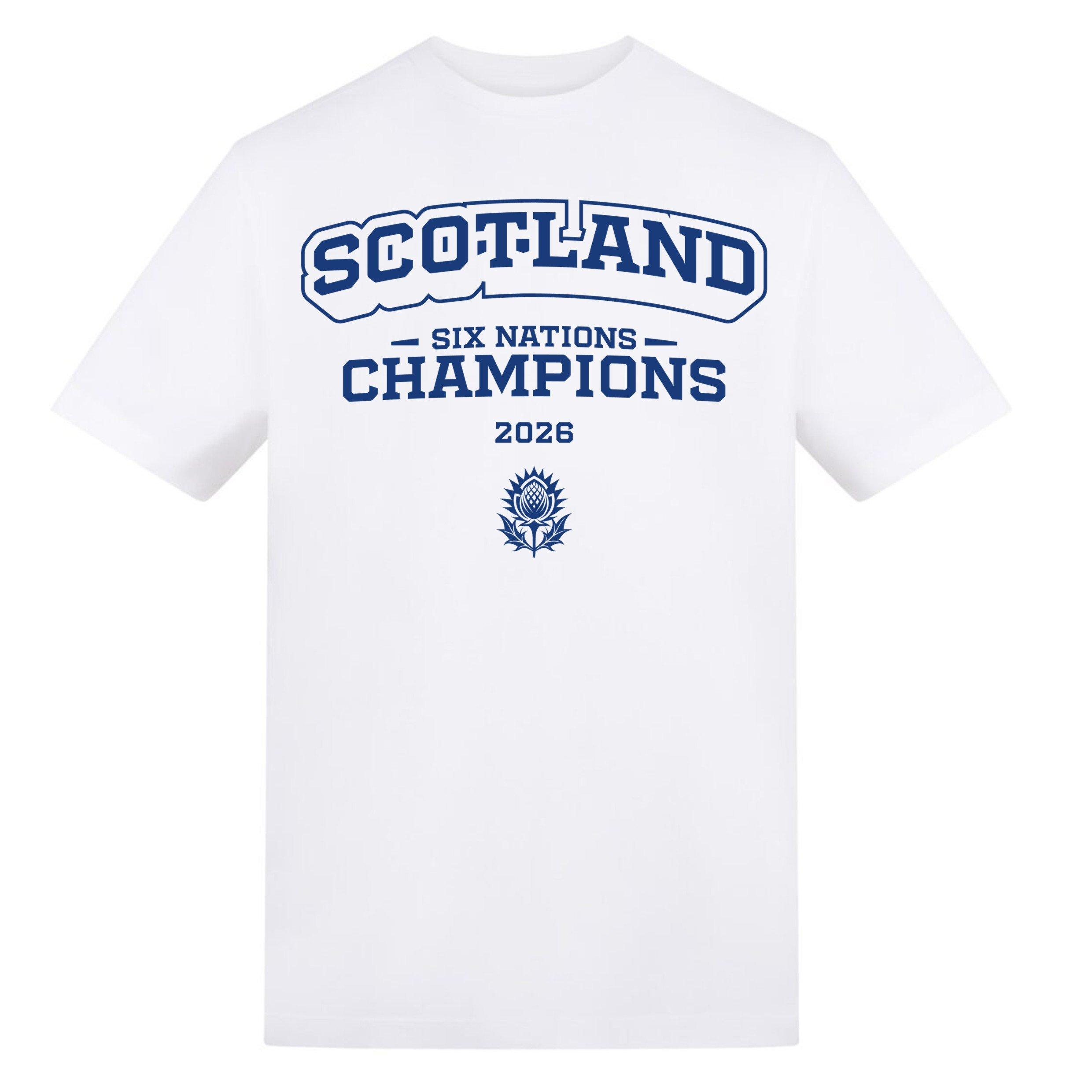 Scotland - AWD - Adult Printed Six Nations Champions Tee