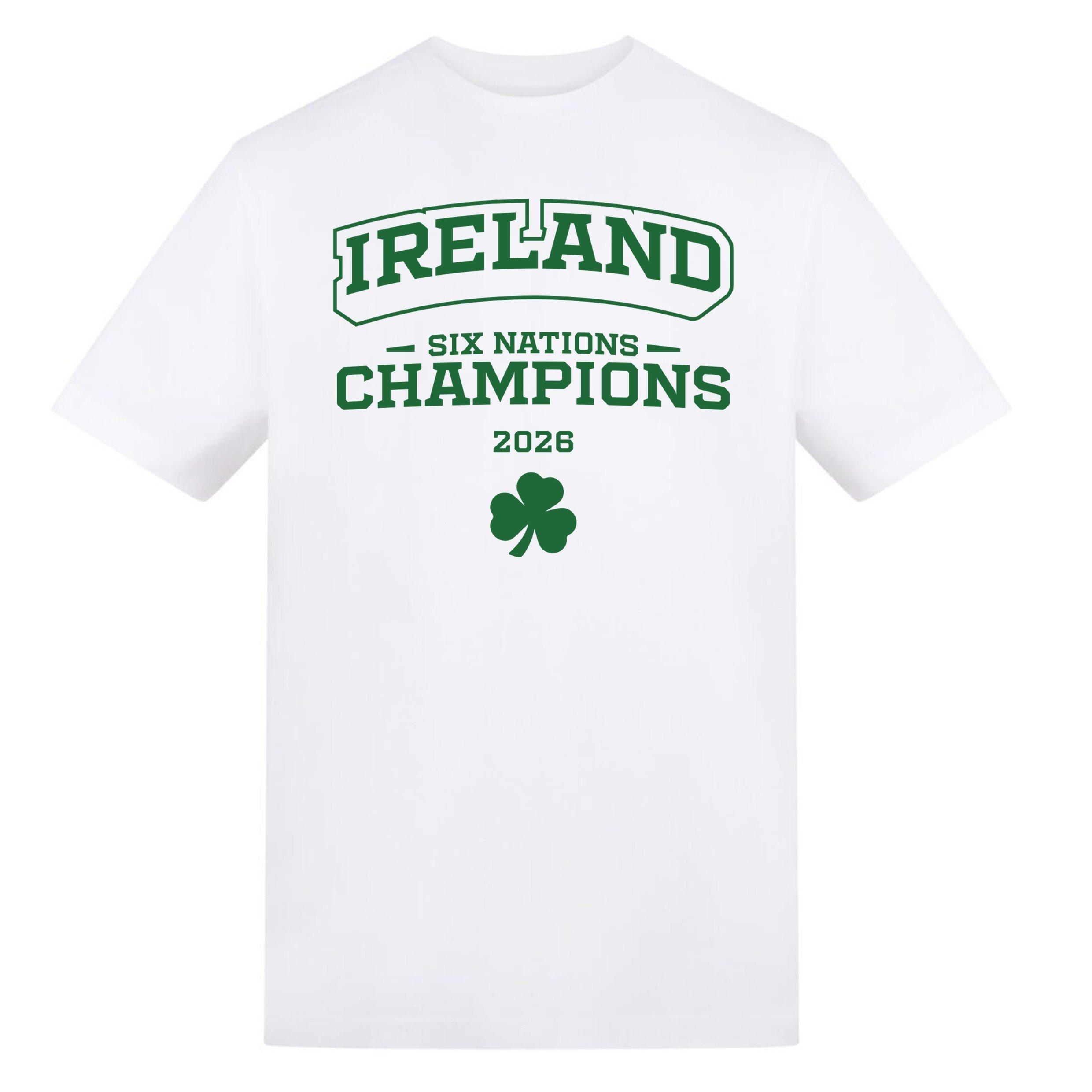 Adult Printed Six Nations Champions Tee