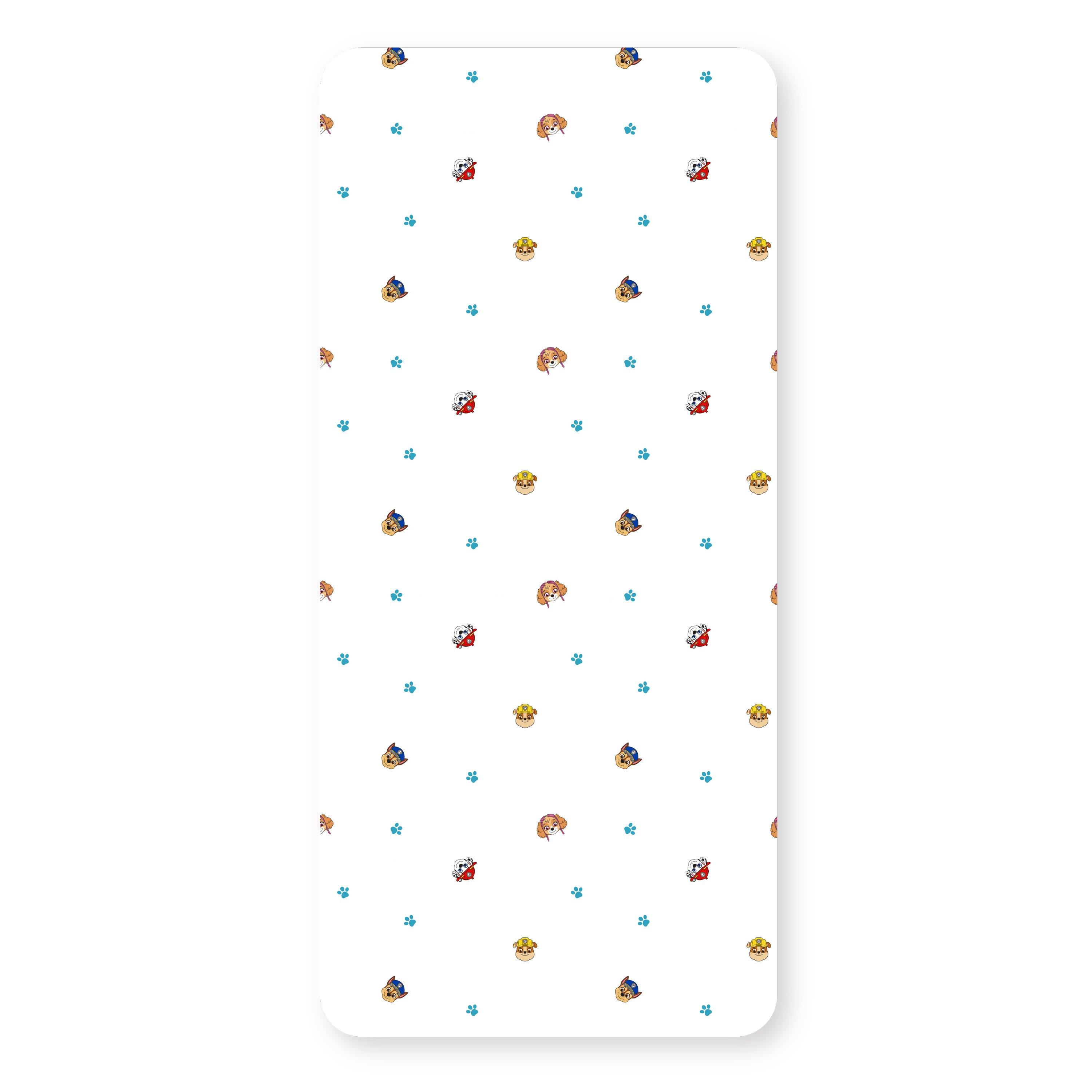 Paw Patrol  Missions Single Fitted Sheet - White - Single