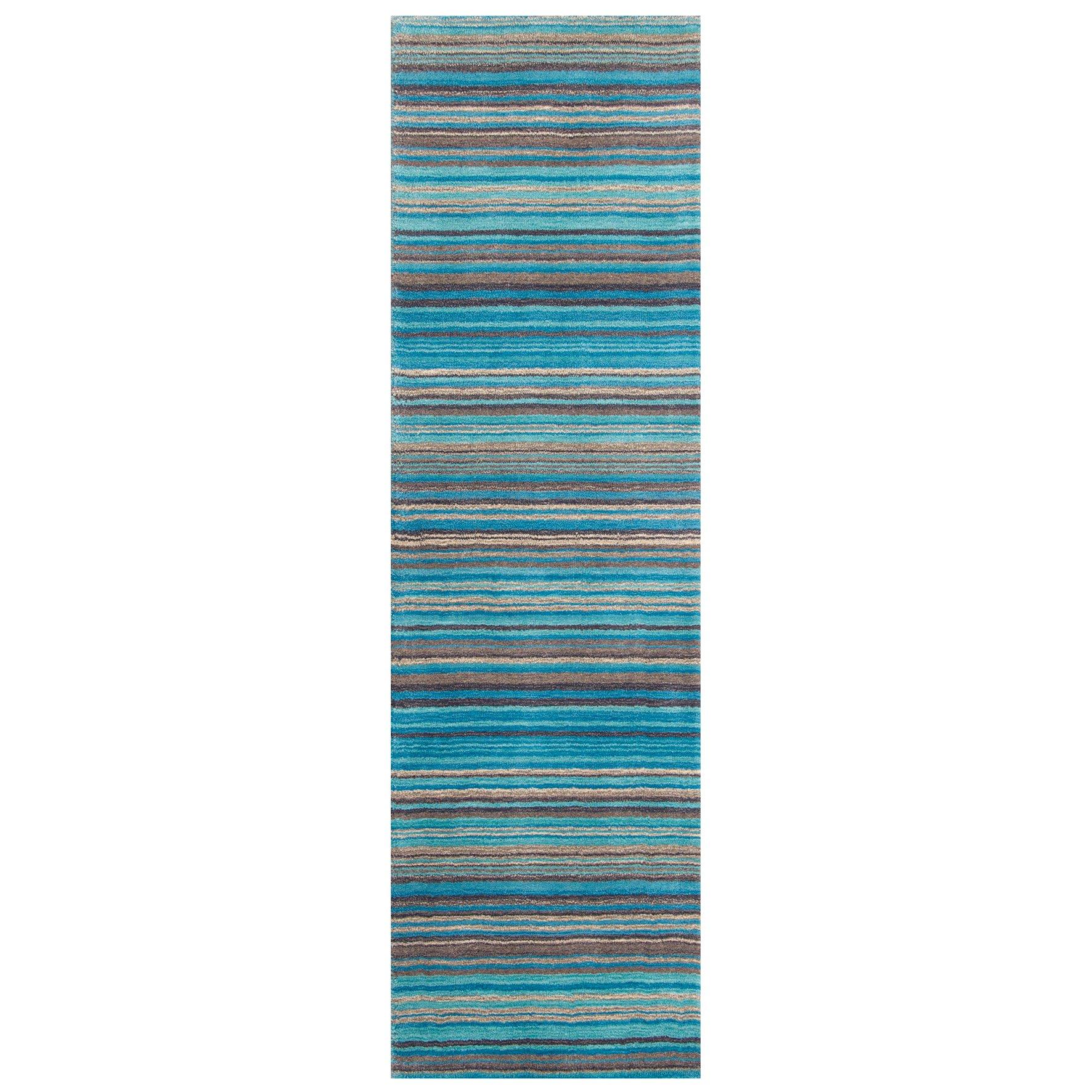 Teal - Homemaker - Mumbai Stripe Runner Teal - 1