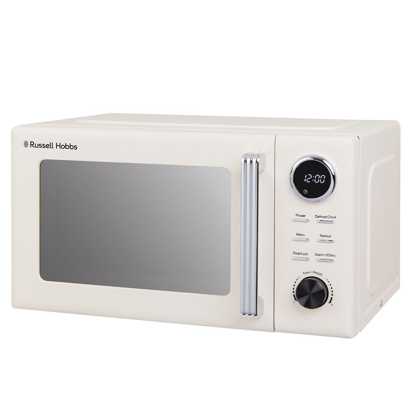 Jasmine White - Russell Hobbs - RHMD838JW Hanley 20L Digital Microwave - 3